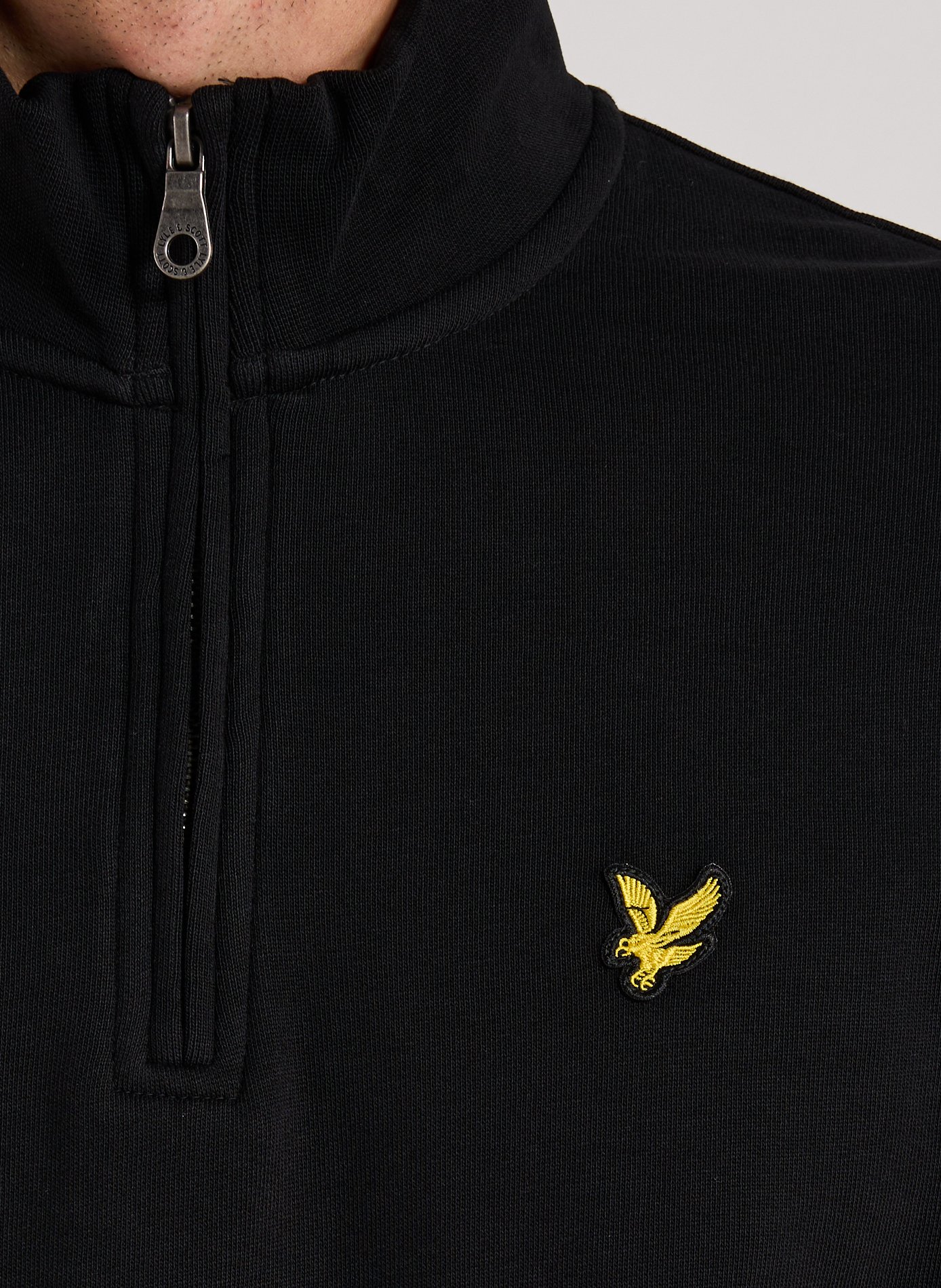 Cotton cardigan LYLE & SCOTT Black