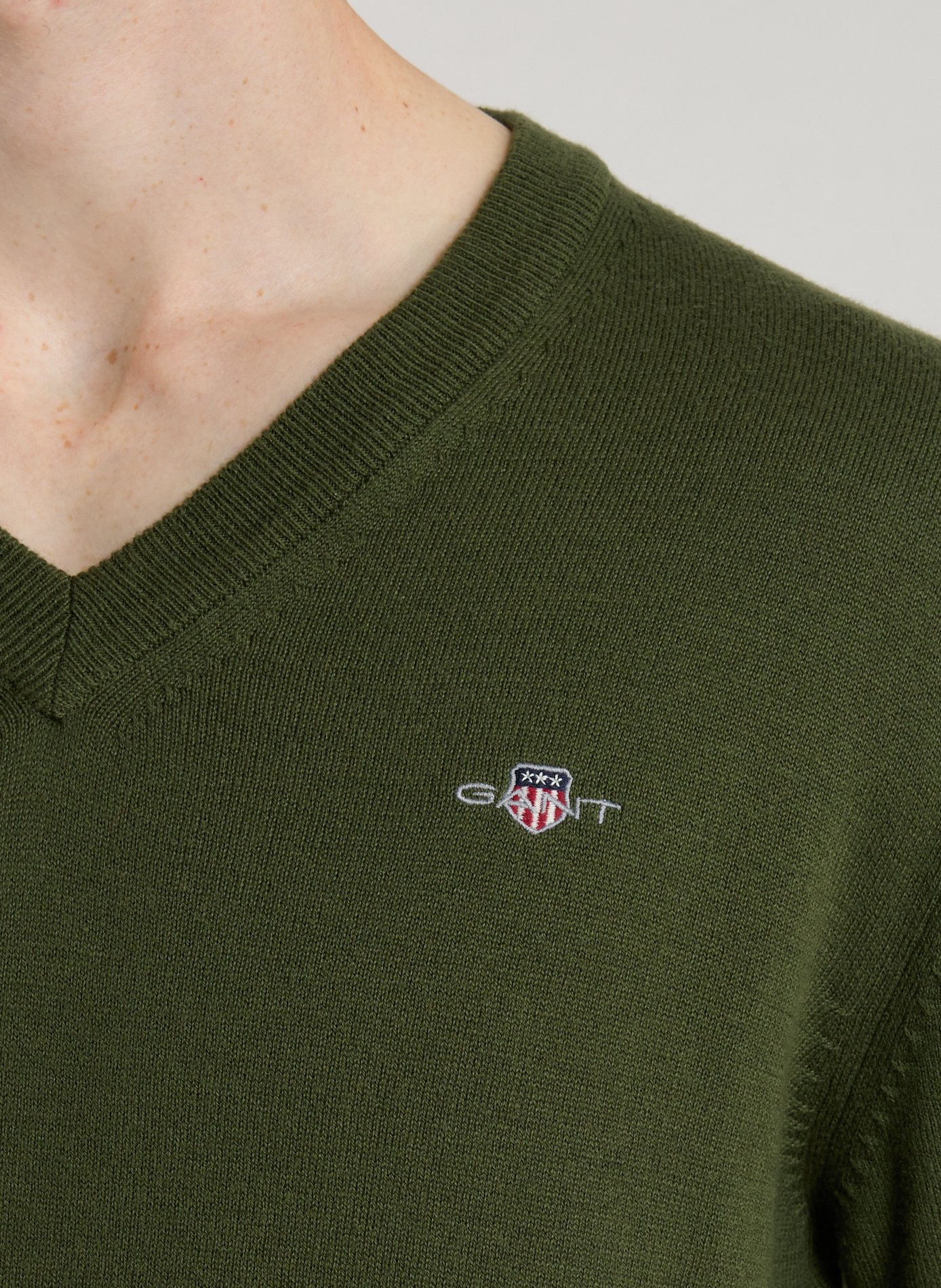 Cotton jumper GANT Green