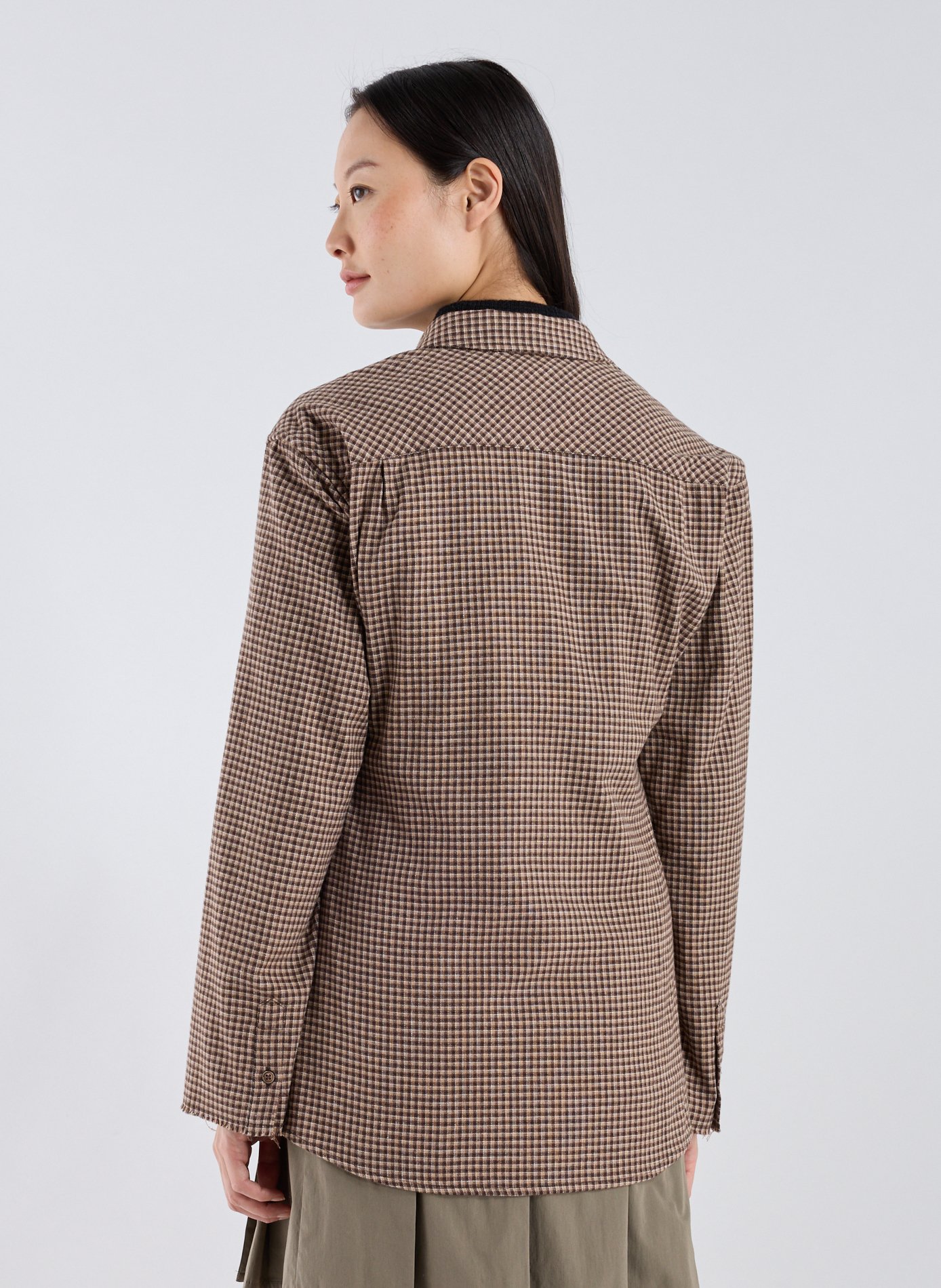 Shirt with classic plaid collar OUR LEGACY Multicolour