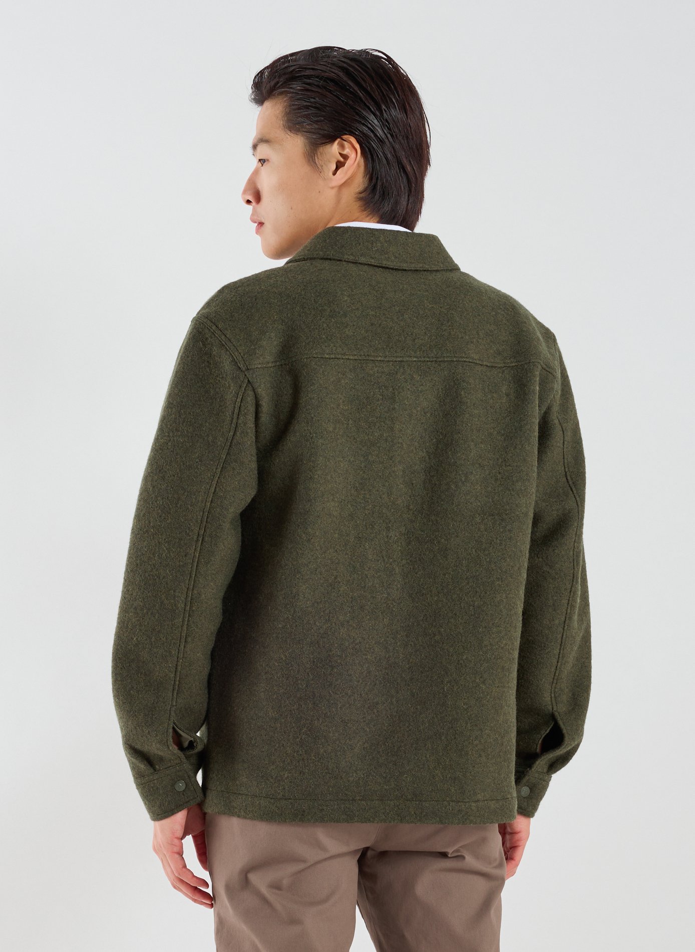 Surchemise droite col classique AIGLE Kaki