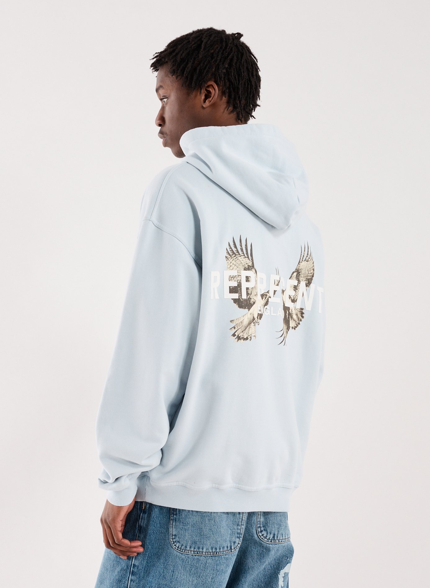 Cotton hoodie REPRESENT Black