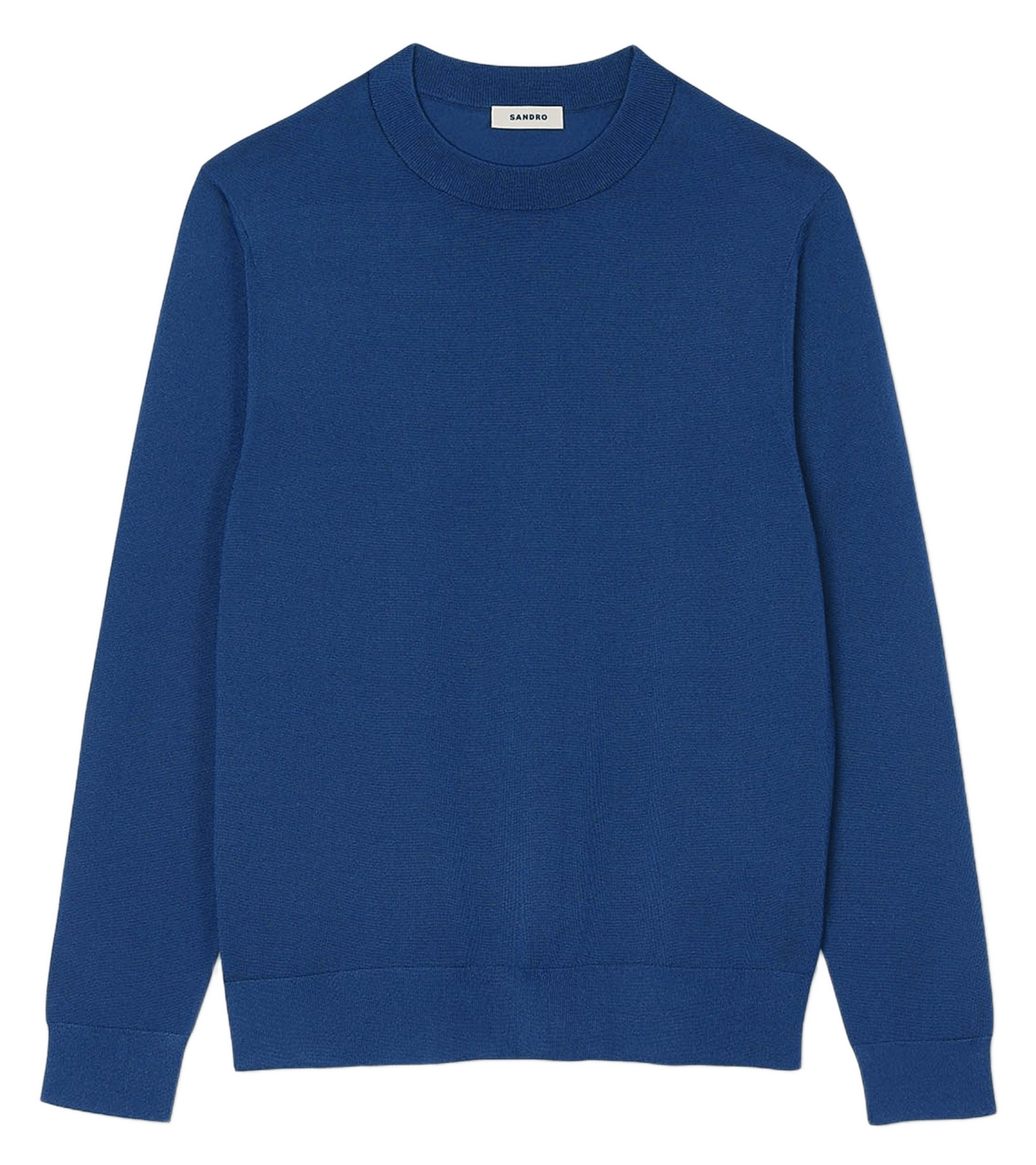 Sweat cintré à manches longues SANDRO Bleu