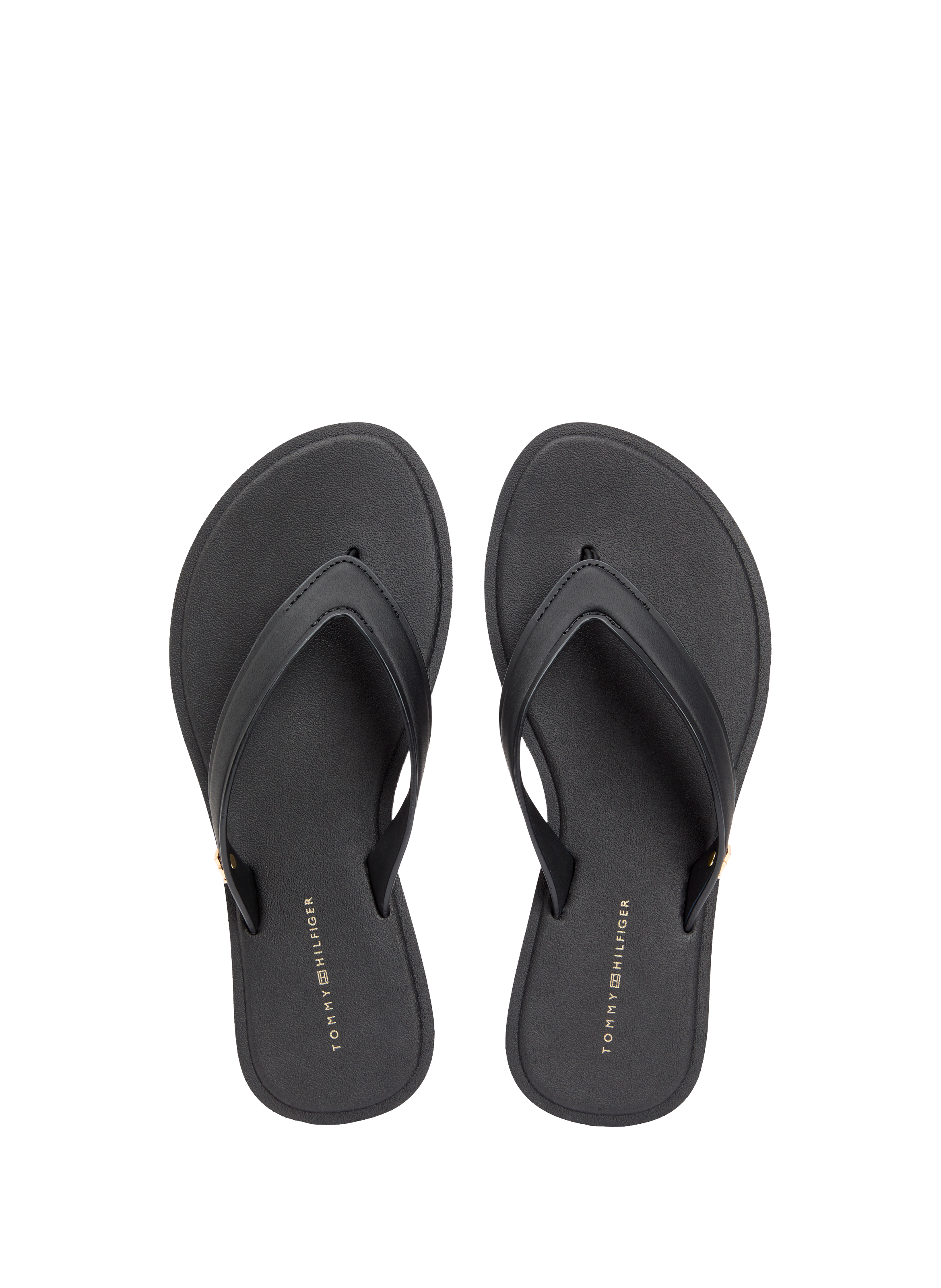Flat sandals TOMMY HILFIGER Black