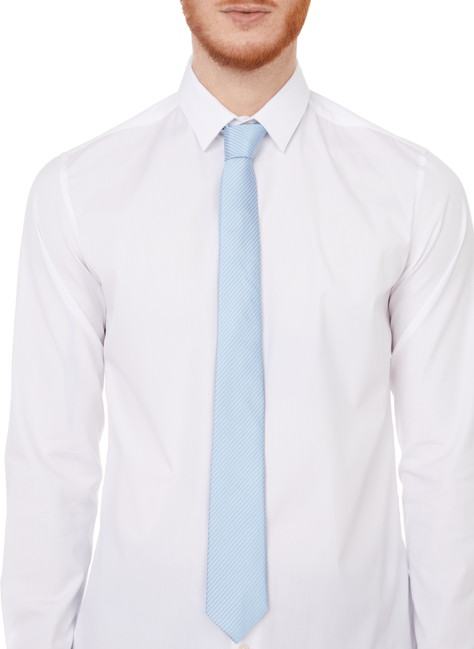 Slim-fit cotton shirt AU PRINTEMPS PARIS White