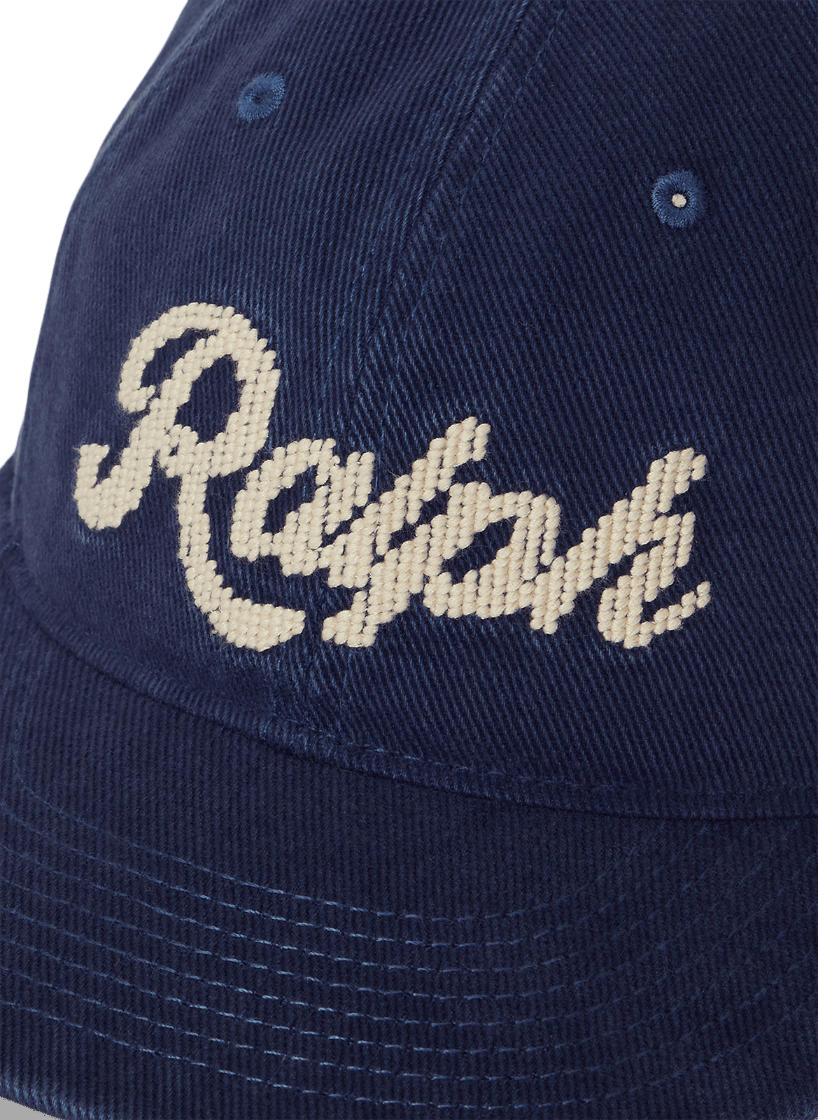 Casquette à logo brodé en coton POLO RALPH LAUREN Bleu