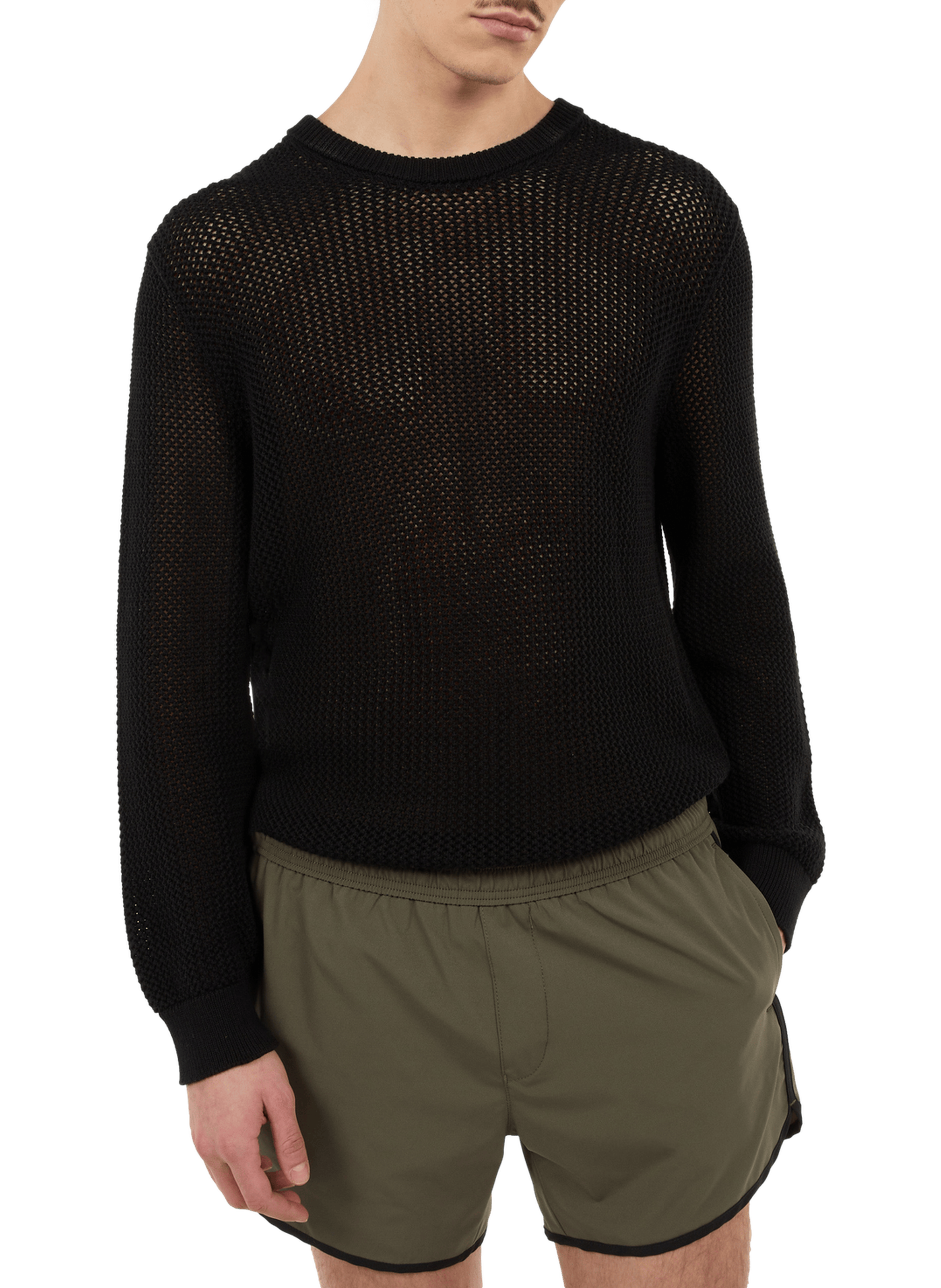 Pull Hajur ajouré en coton SAISON 1865 Noir