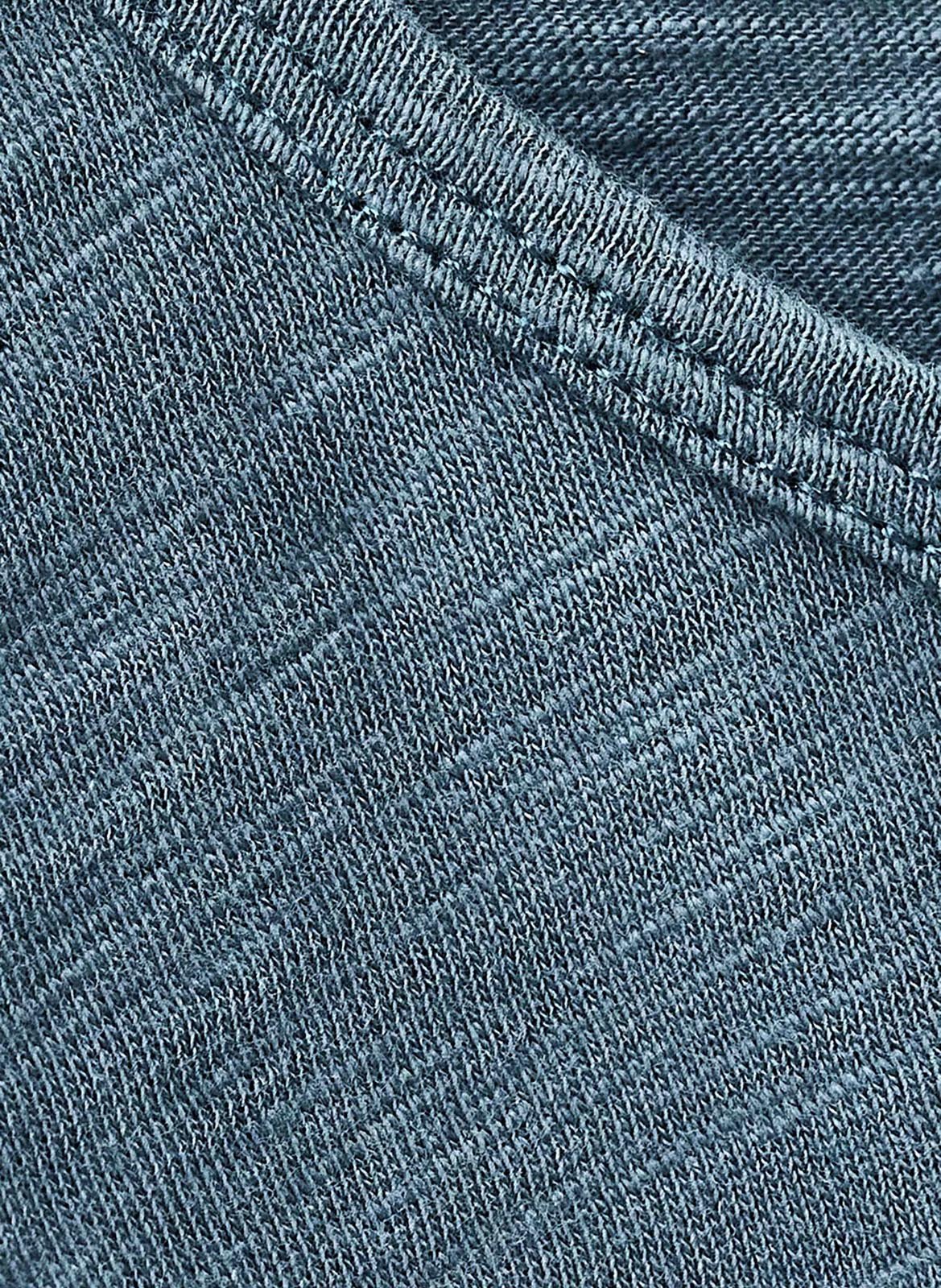 Tee-shirt ample col rond en coton vina BA&SH Bleu