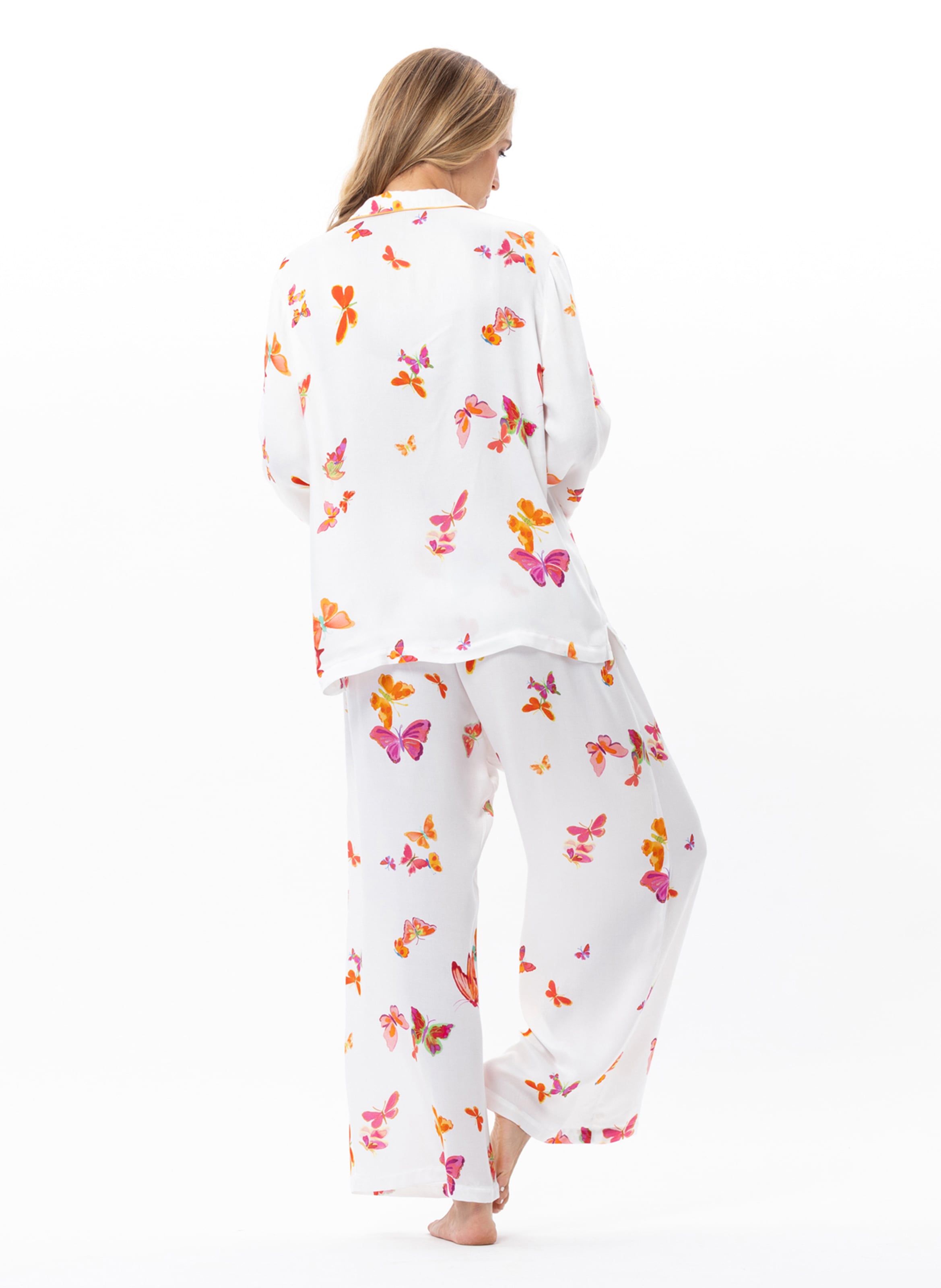 Pyjama boutonné en viscose robinson 206 LE CHAT Multicolore