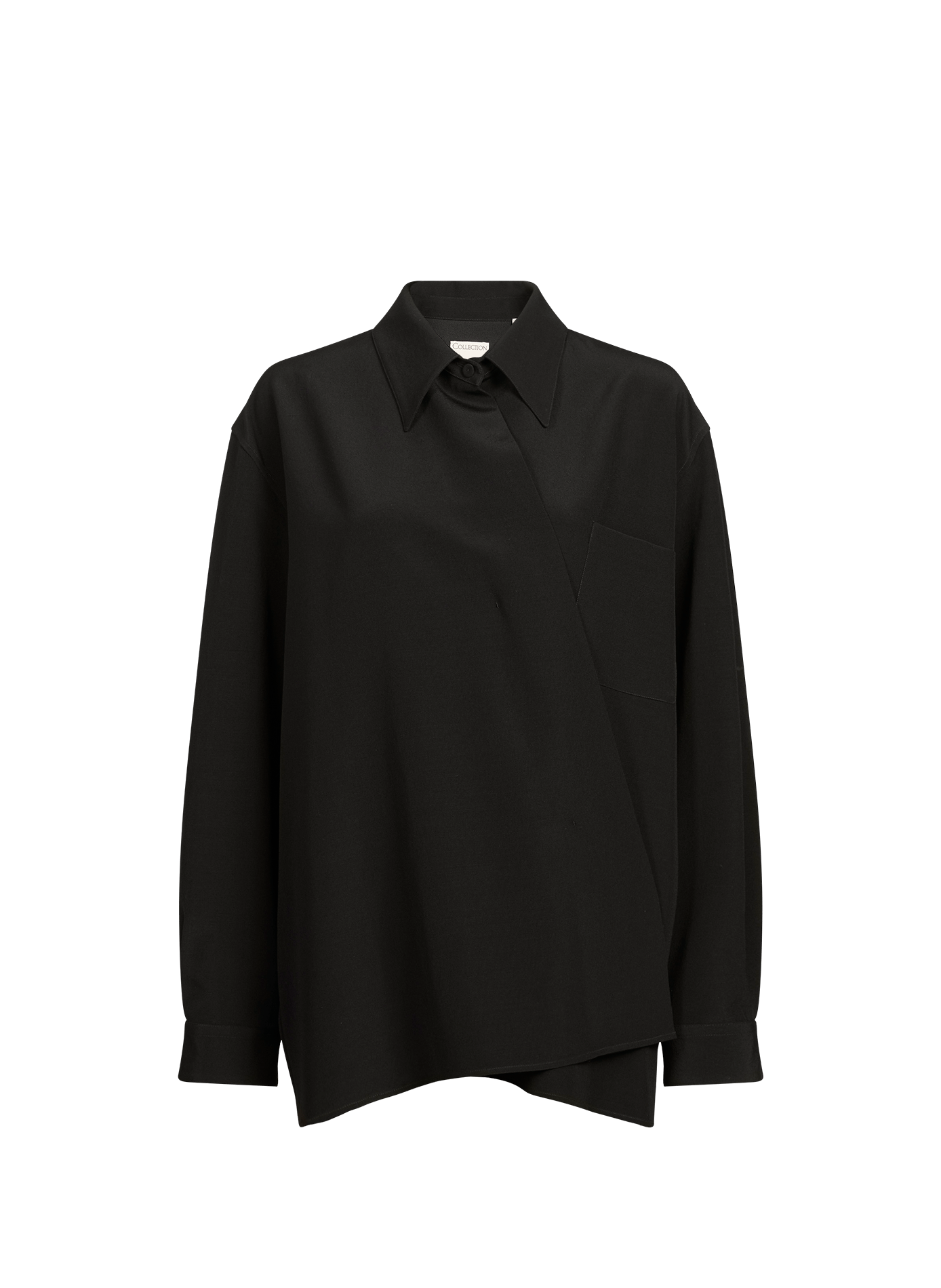 Chemise Aleah en laine Calvin Klein Collection Noir