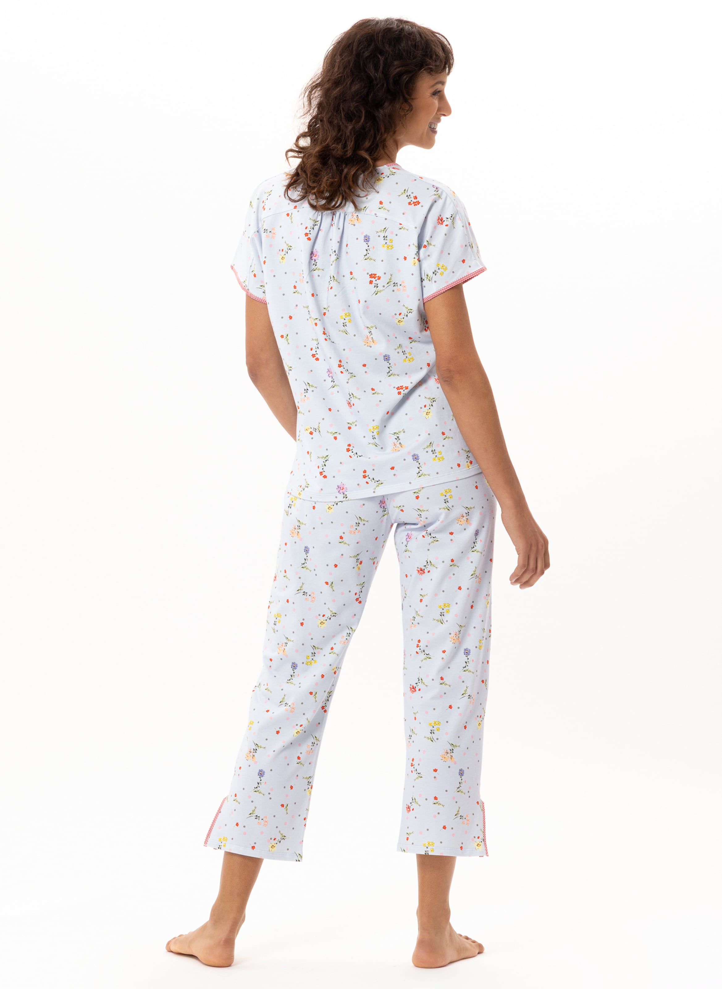Pyjama en coton daisy 202 LE CHAT Multicolore