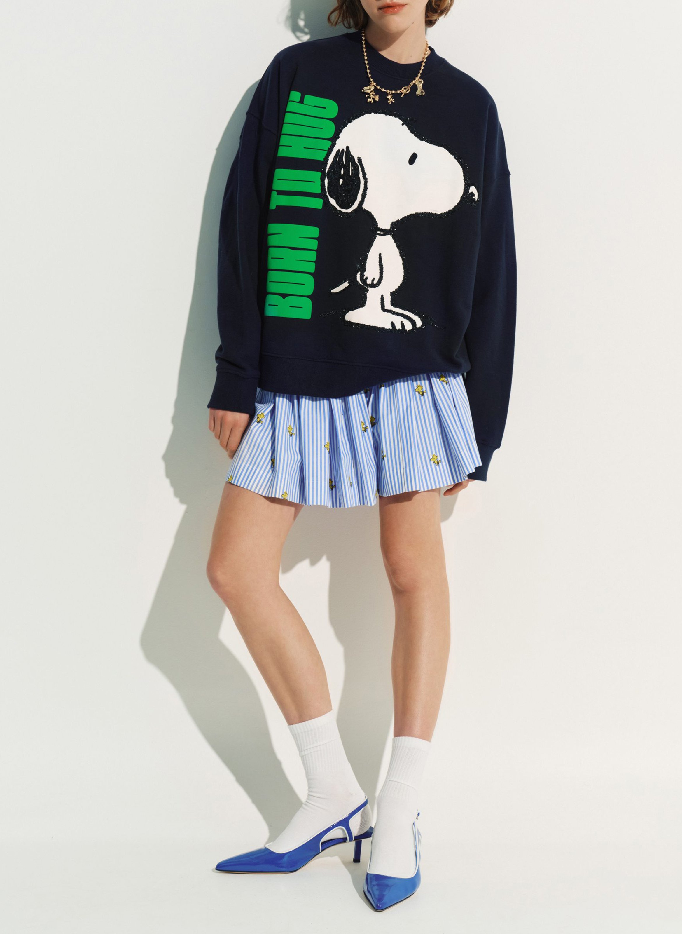 Sweat col rond en coton jumbrella ESSENTIEL ANTWERP Bleu