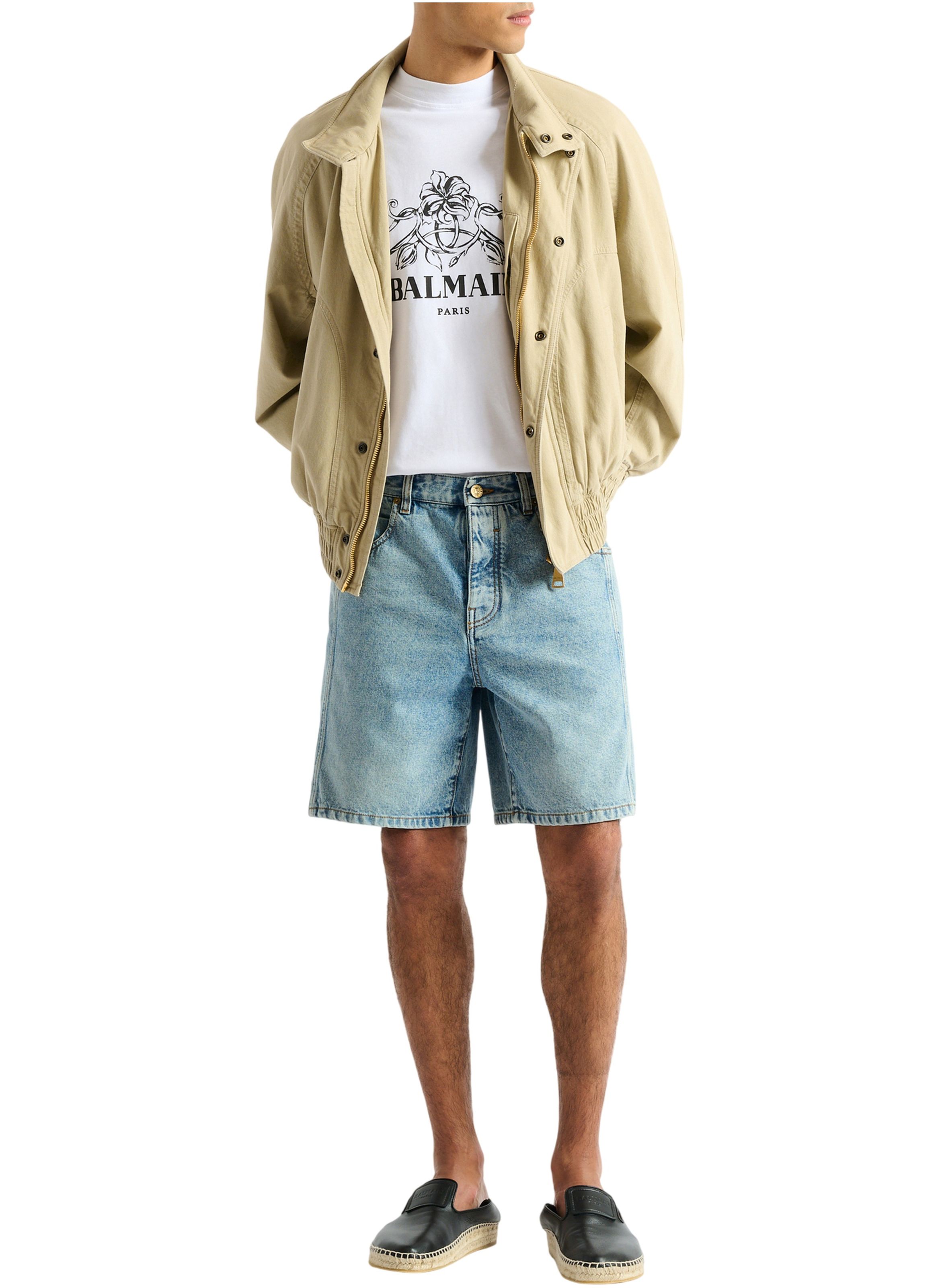 Bomber balmain vintage en coton BALMAIN Beige