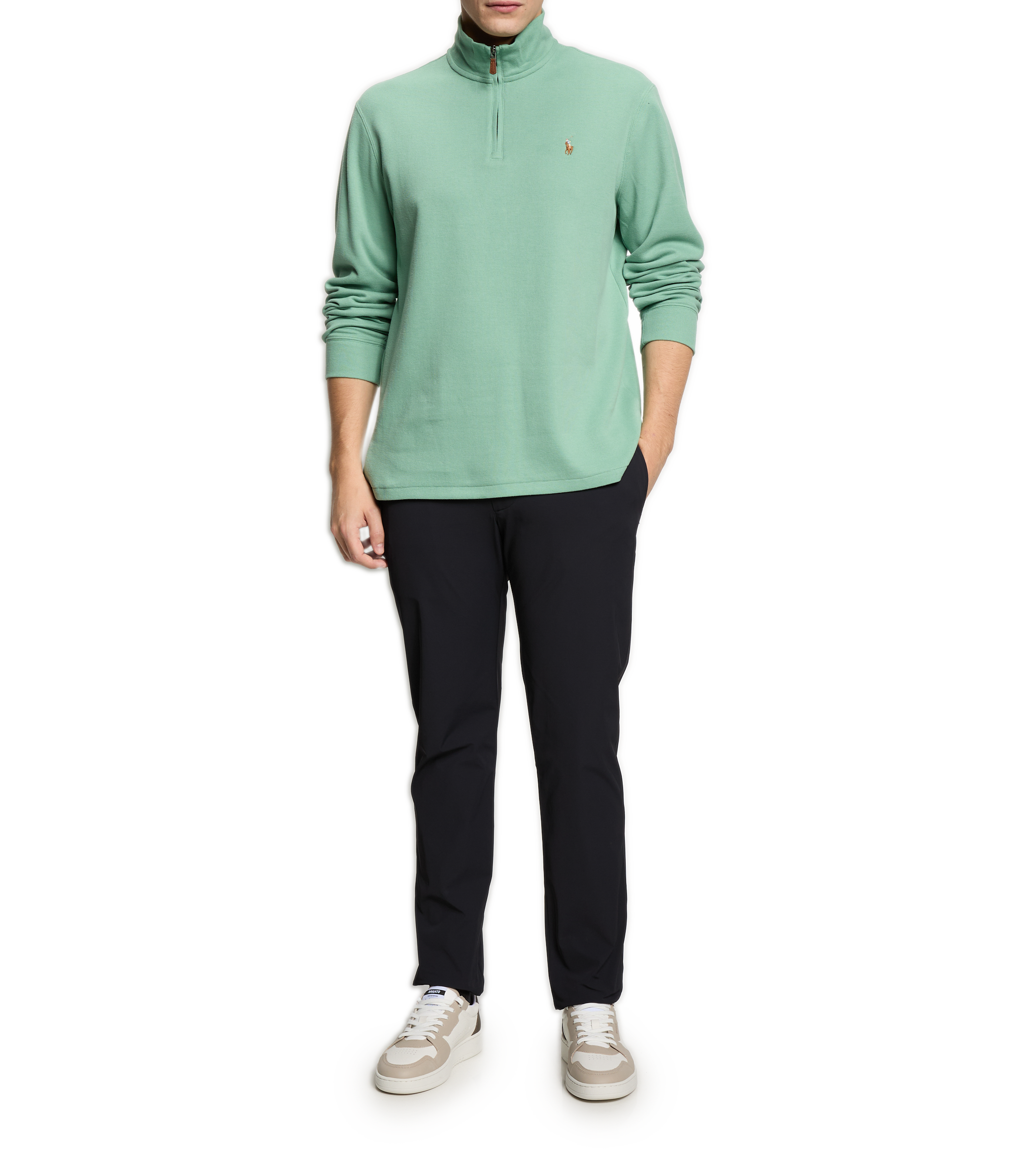 Cotton high-neck jumper POLO RALPH LAUREN Blue