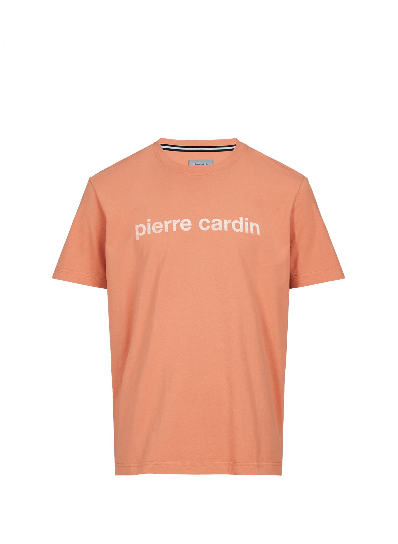 T-shirt à logo imprimé en coton PIERRE CARDIN Orange