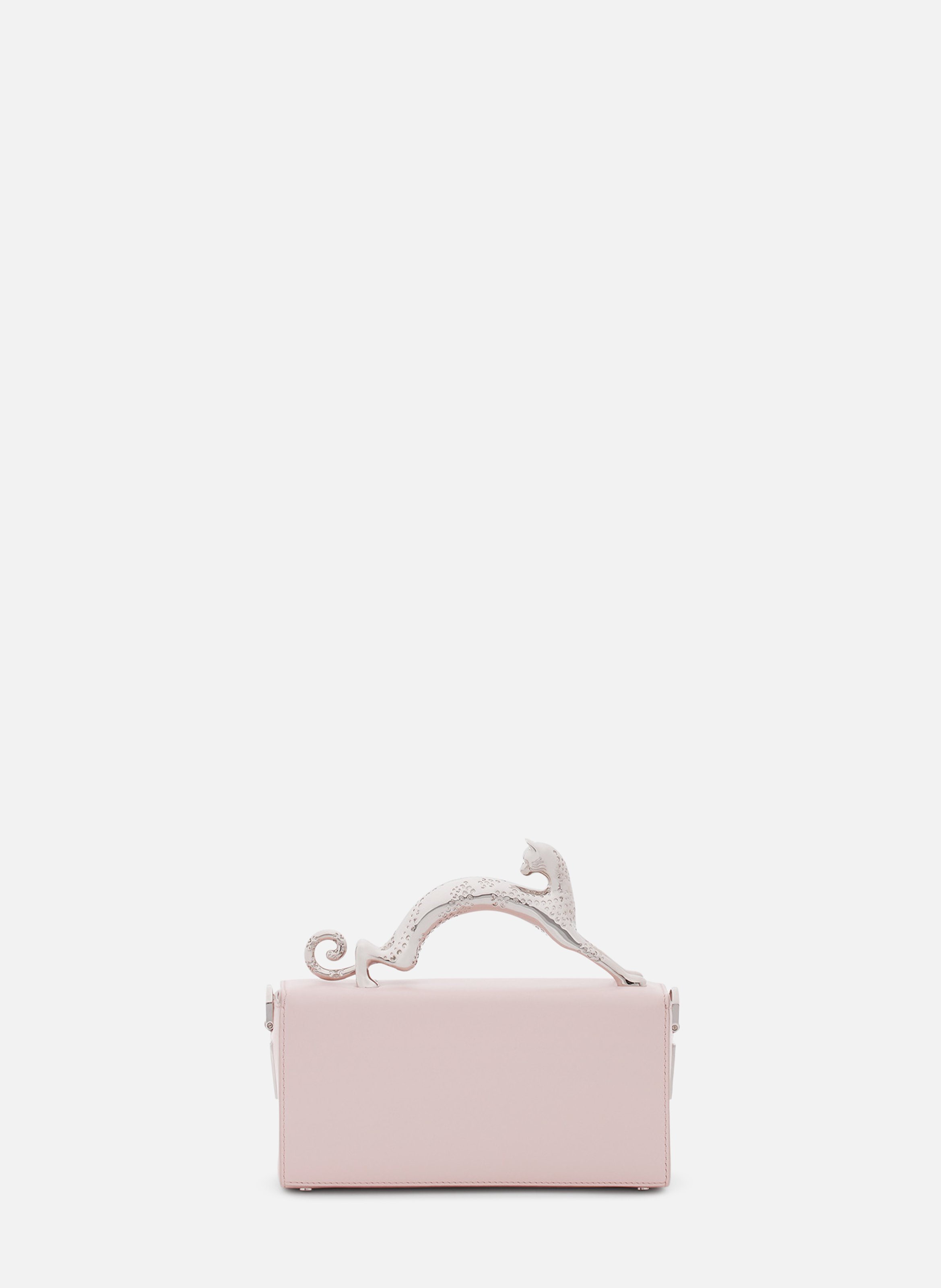 Sac pencil cat nano en cuir LANVIN Rose