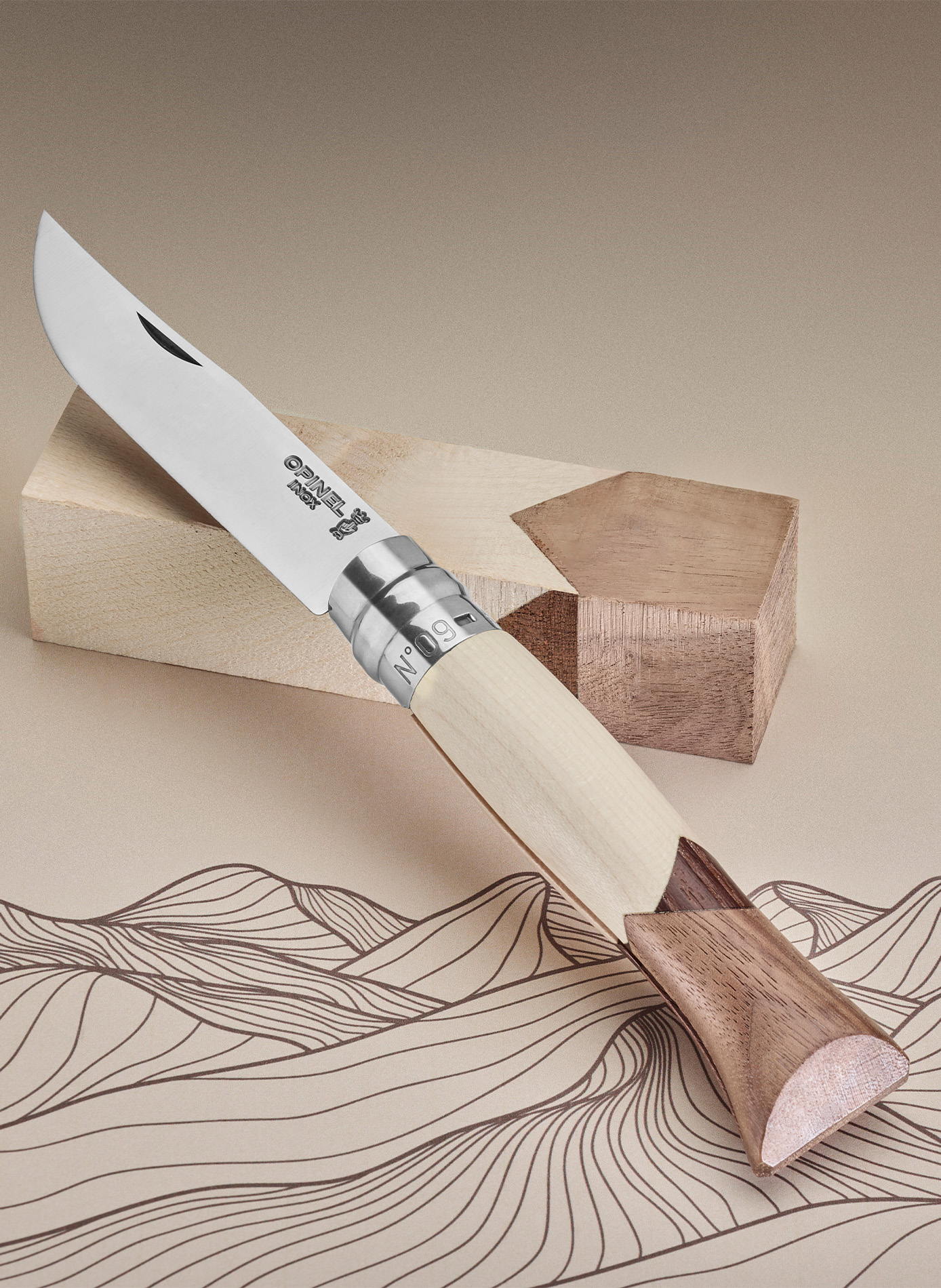 Couteau de poche Cime OPINEL Multicolore