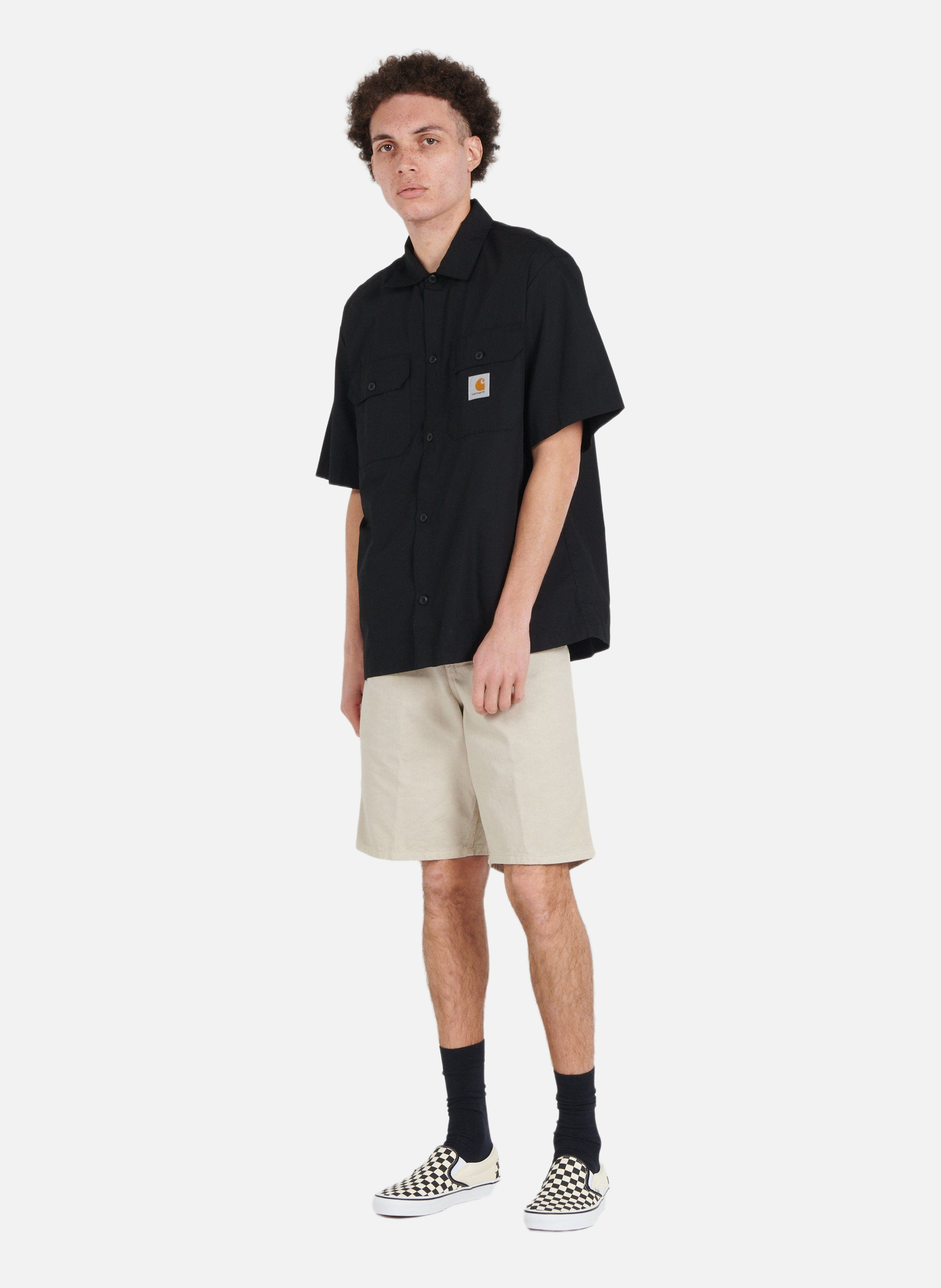 Chemise s/s craft shirt CARHARTT WIP Noir
