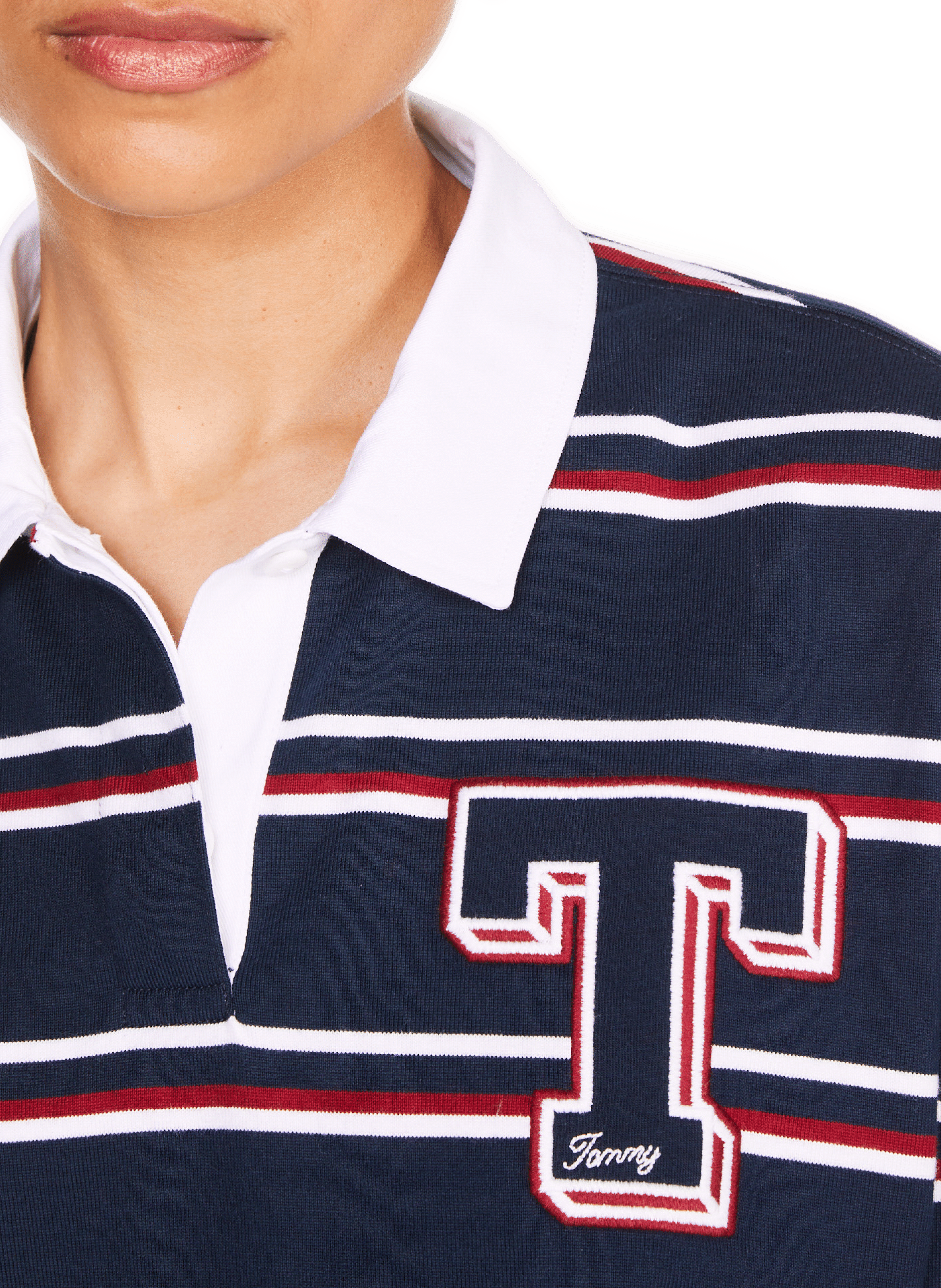 Long-sleeved striped polo TOMMY HILFIGER Multicolour