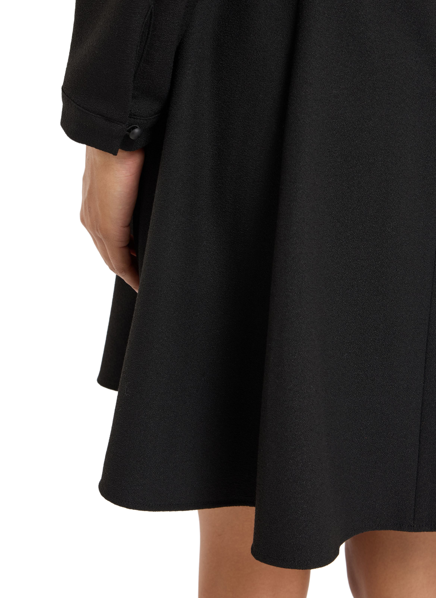 Robe courte évasée unie  SAISON 1865 Noir