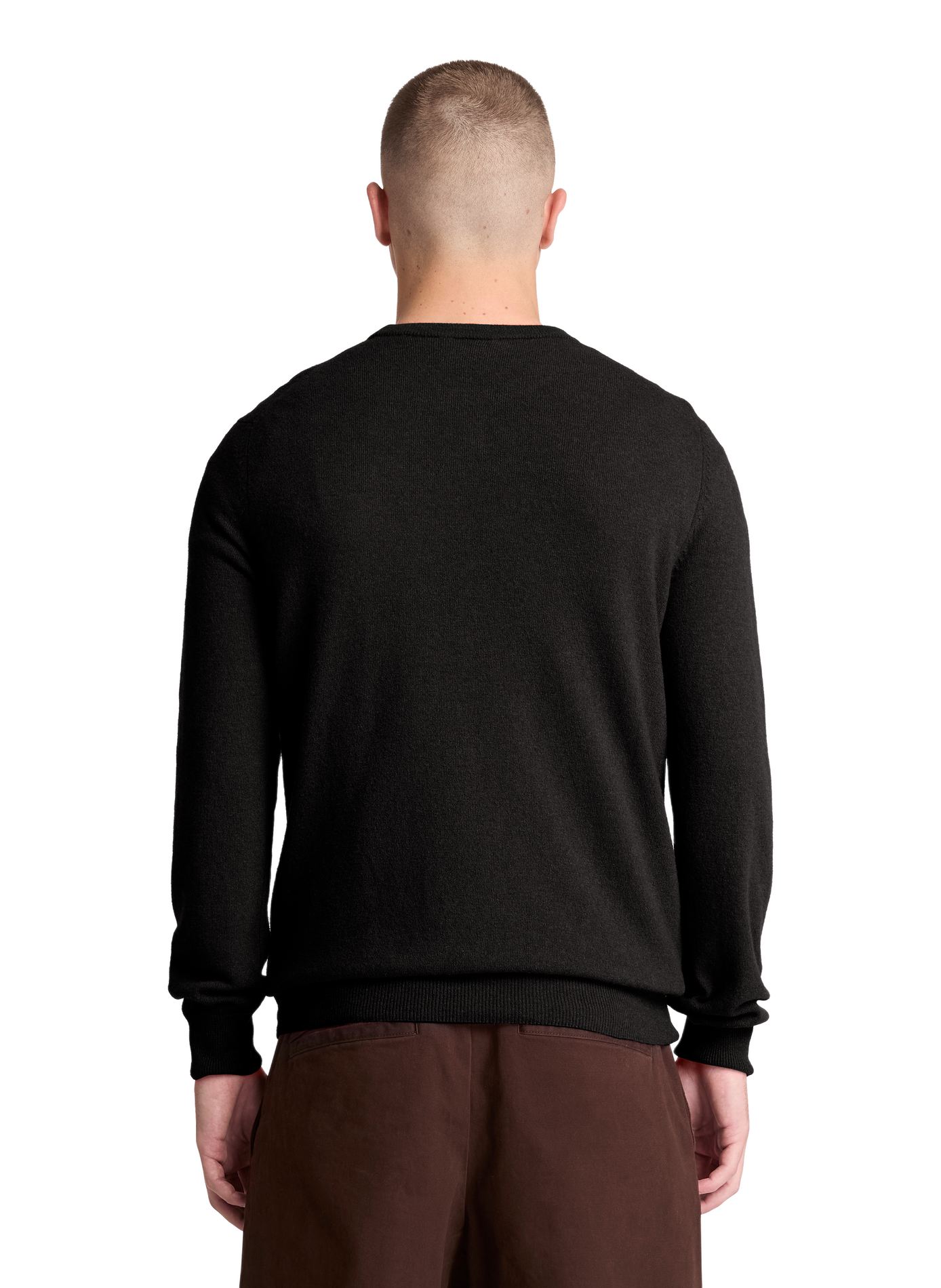 Straight wool blend sweater TIMBERLAND Black
