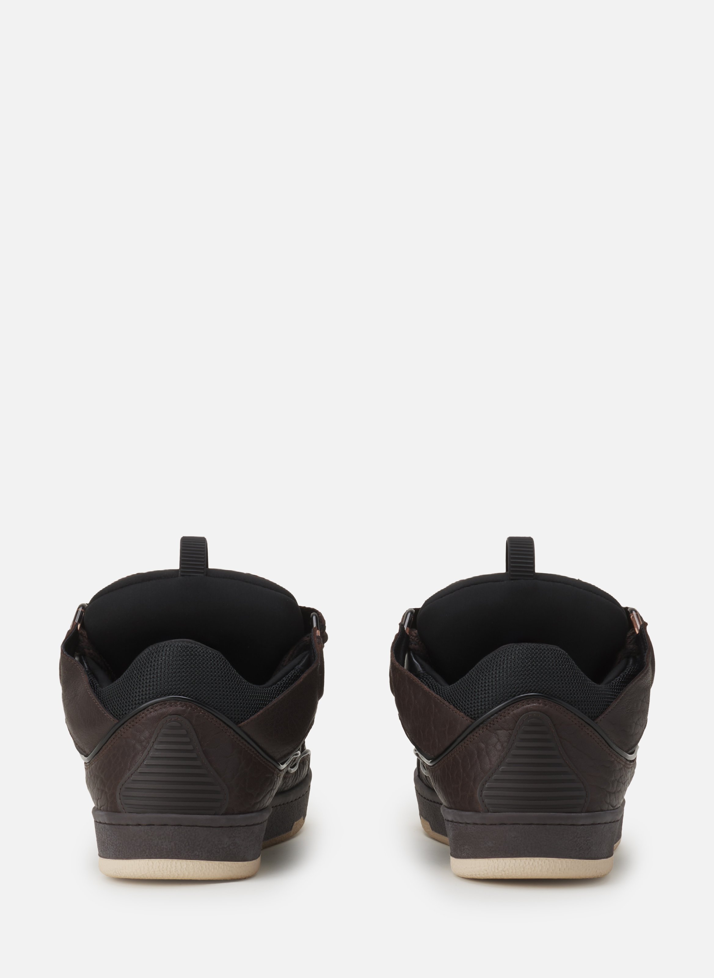 Sneakers curb en cuir effet dino LANVIN Noir