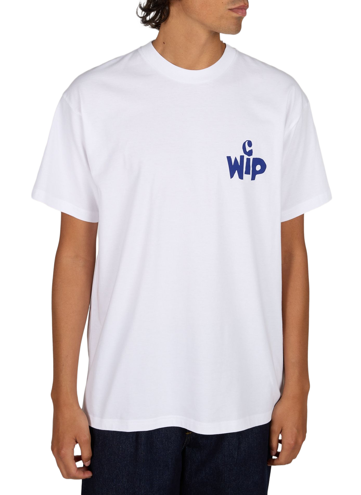 Straight round neck printed t-shirt CARHARTT WIP White