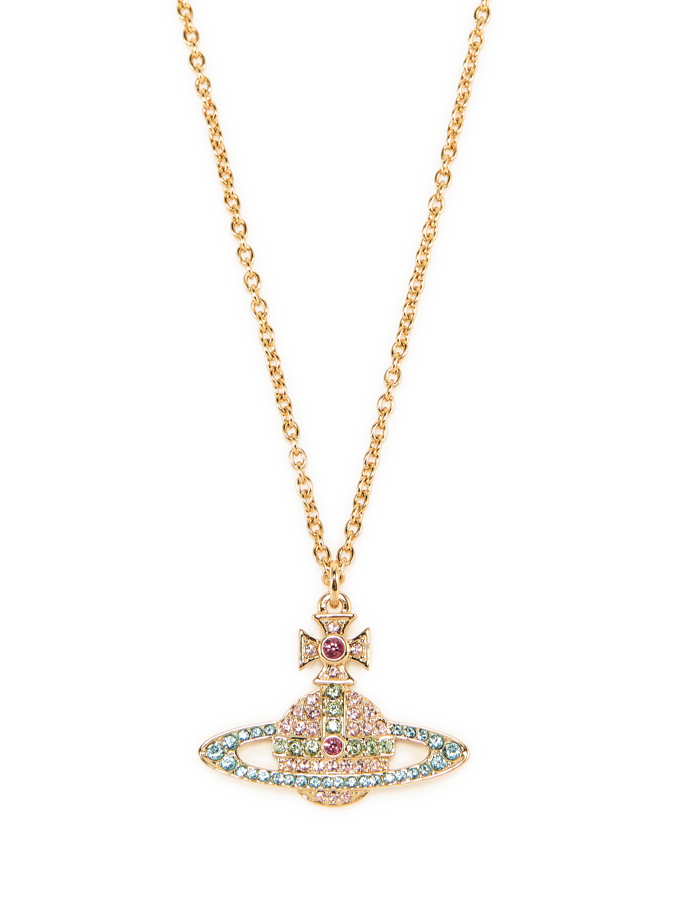 Kika pendant necklace in brass VIVIENNE WESTWOOD Multicolour