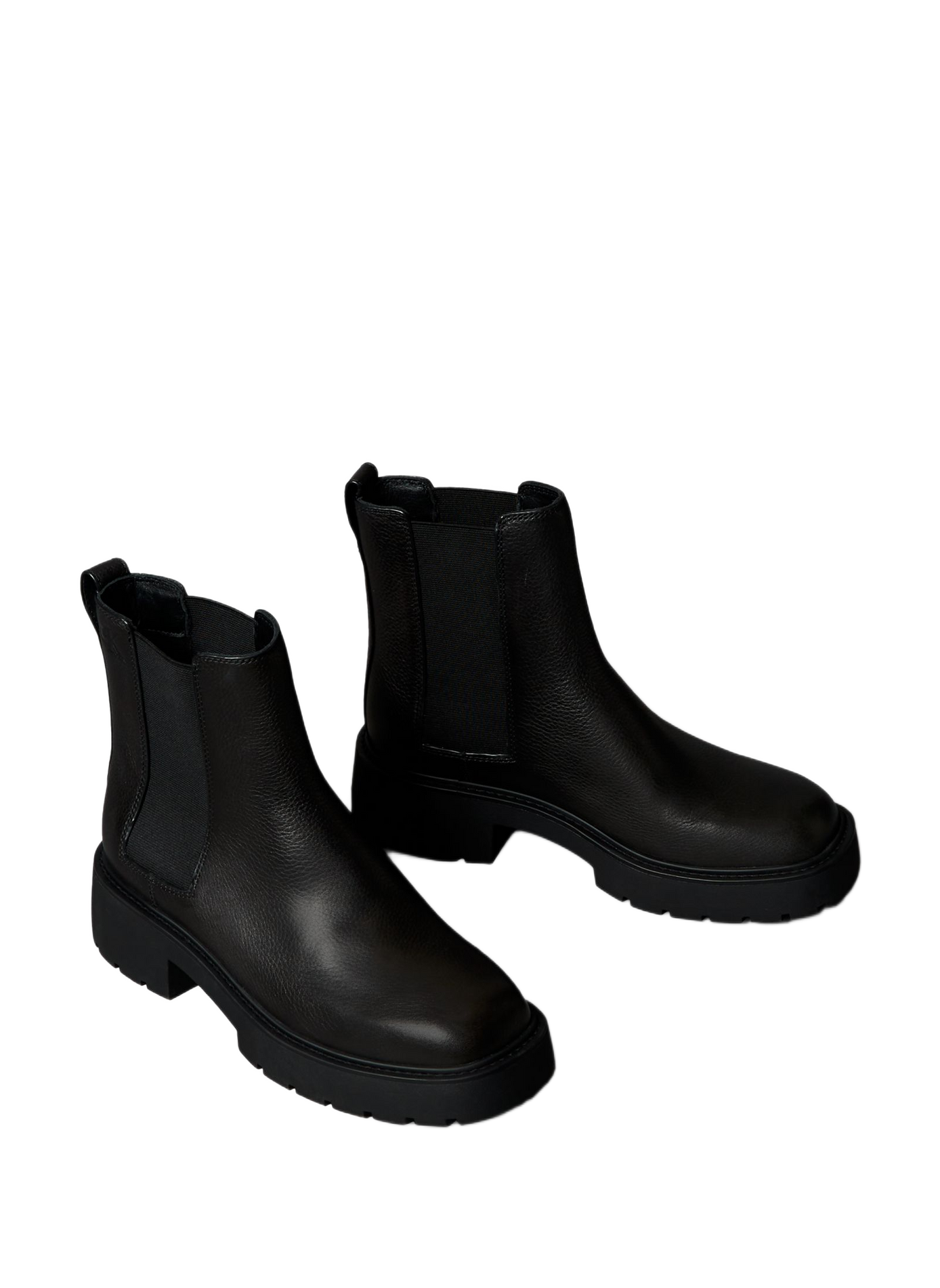 Leather ankle boots CALVIN KLEIN Black