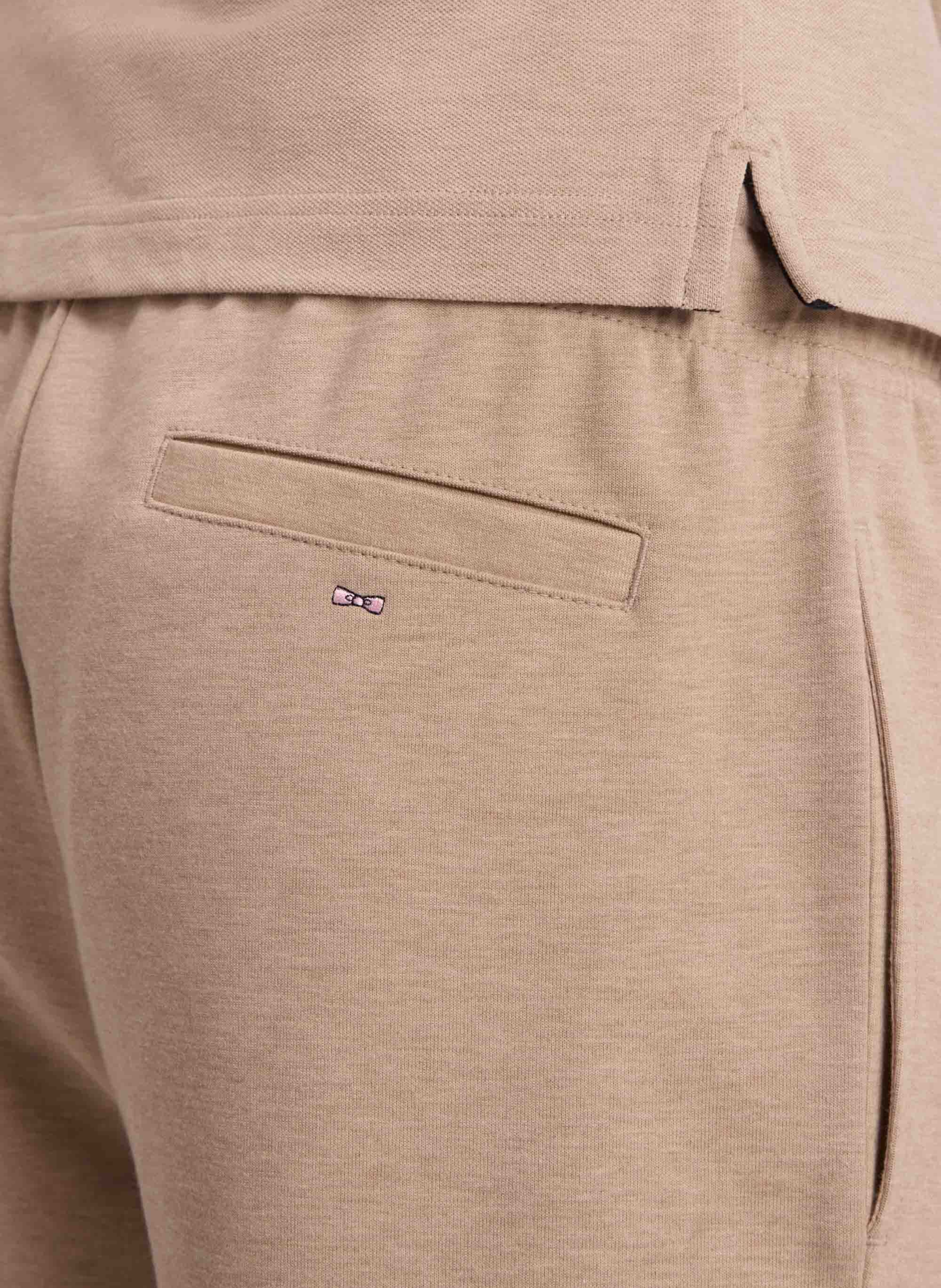 Pantalon de survêtement en coton mélangé EDEN PARK Beige