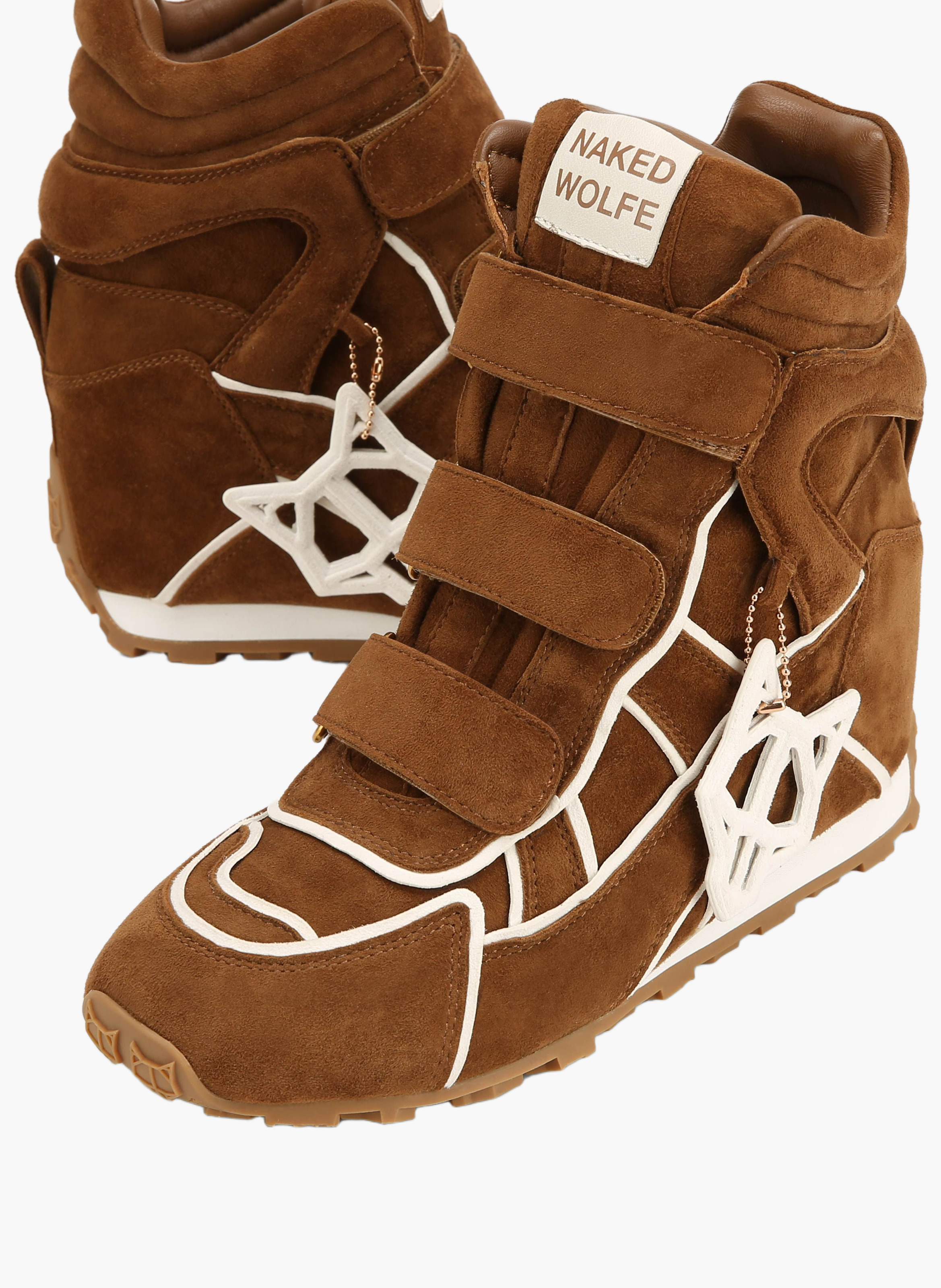 Element sneakers van suède NAKED WOLFE Bruin