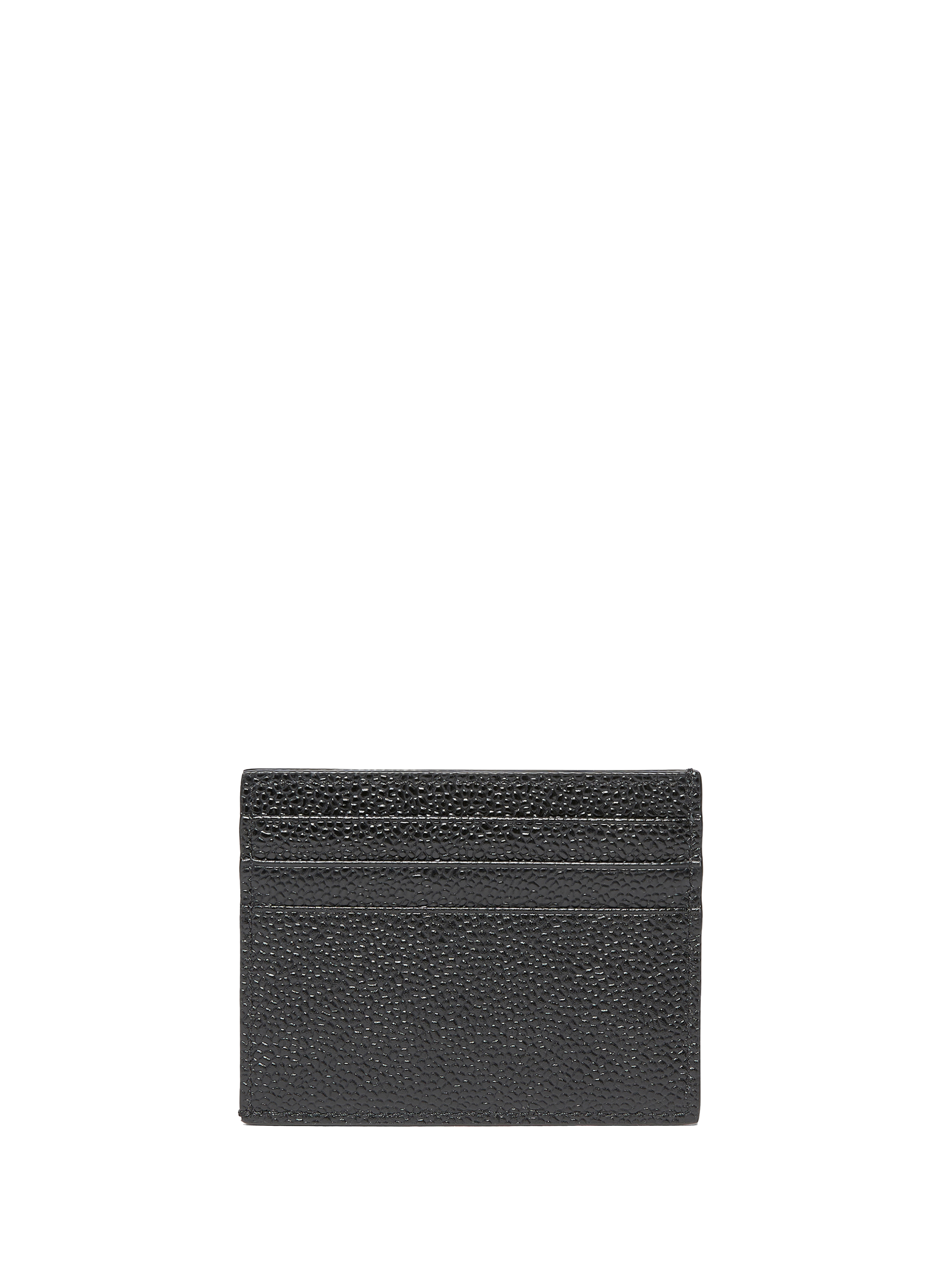 Leather Card Holder THOM BROWNE Black