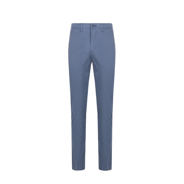 Pantalon slim à motif en coton
