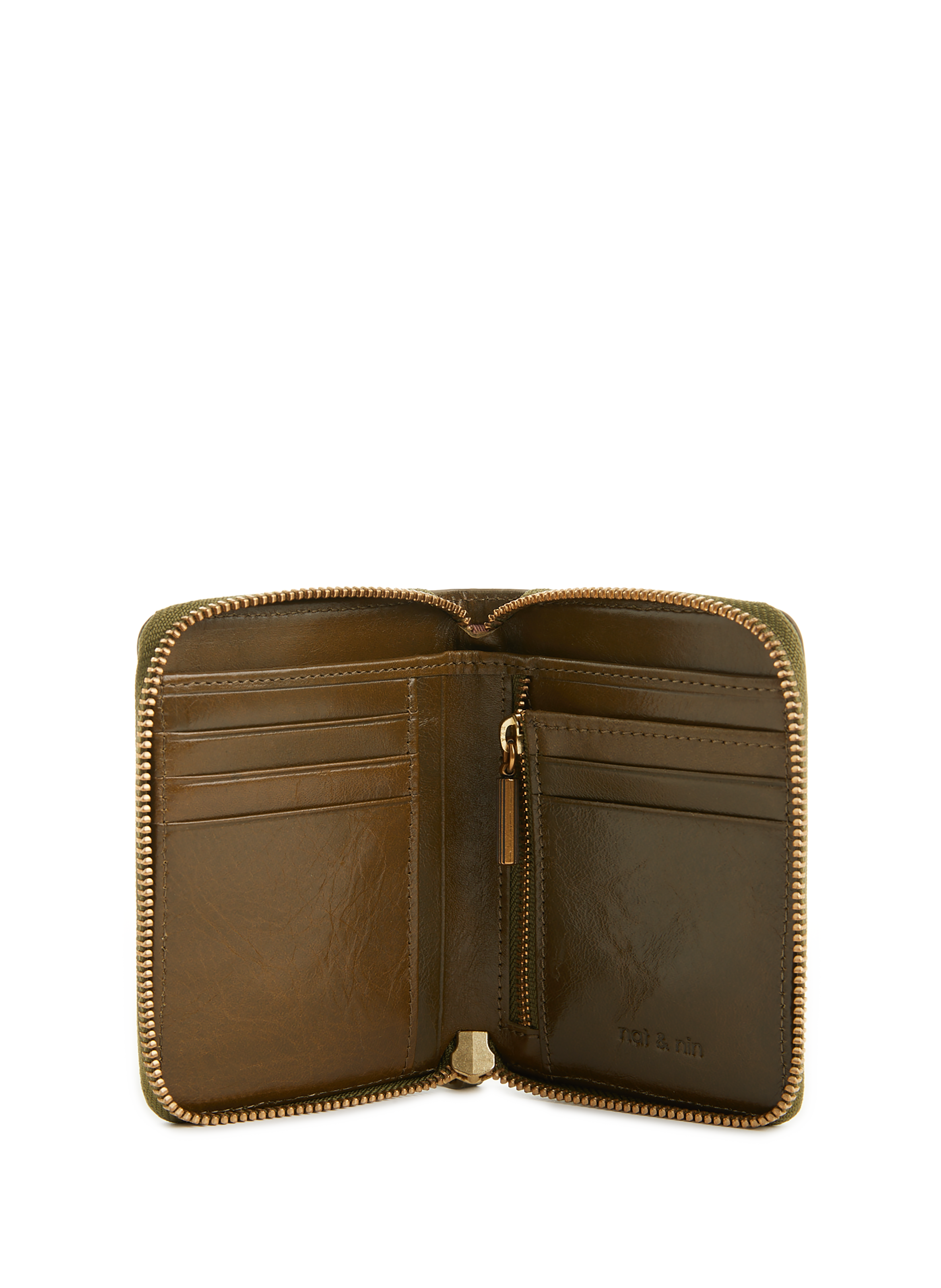 Porte-monnaie rabat en cuir