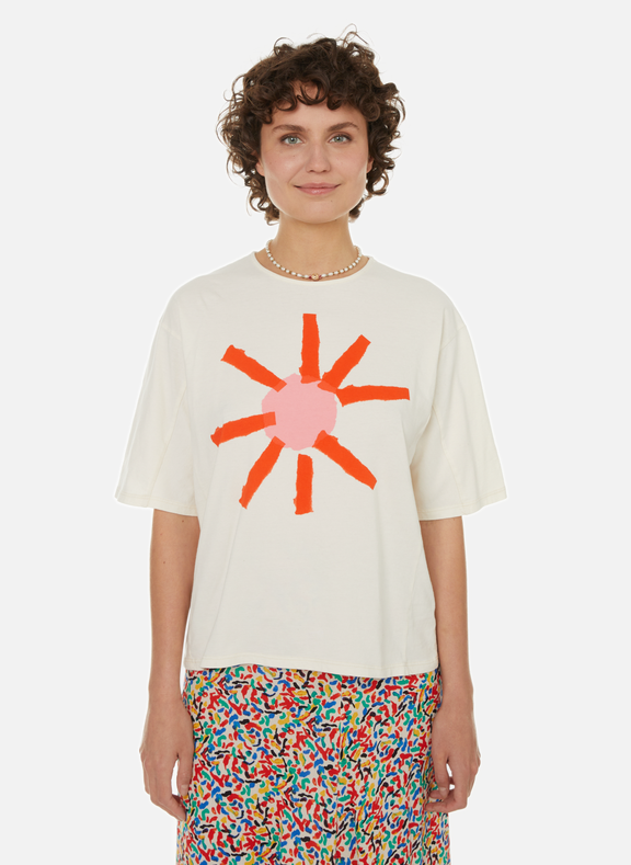 BOBO CHOSES Sun Box T-shirt Beige