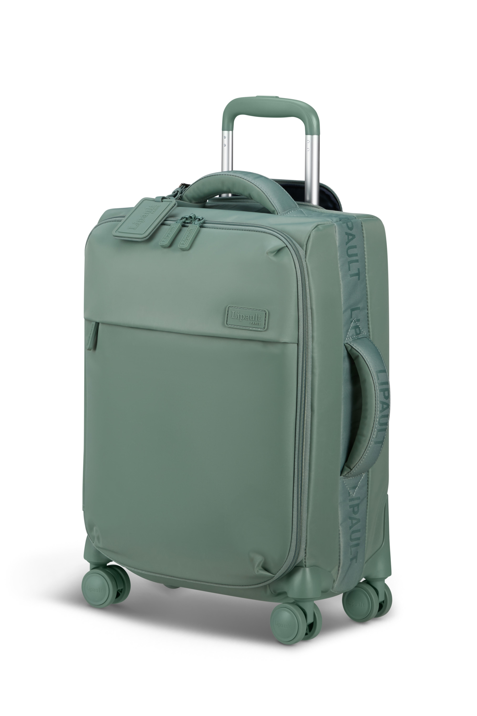 Plume valise 4 roues taille s LIPAULT PARIS Vert