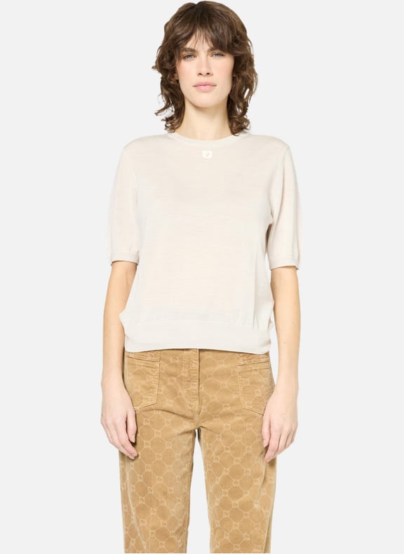 Pull en laine mérinos fine - junia Beige by GERARD DAREL GERARD DAREL Pull en laine mérinos fine - junia Beige