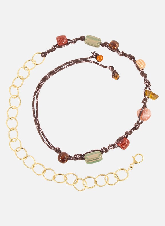 Ceinture à perles tam Multicolore by SESSUN SESSUN Ceinture à perles tam Multicolore