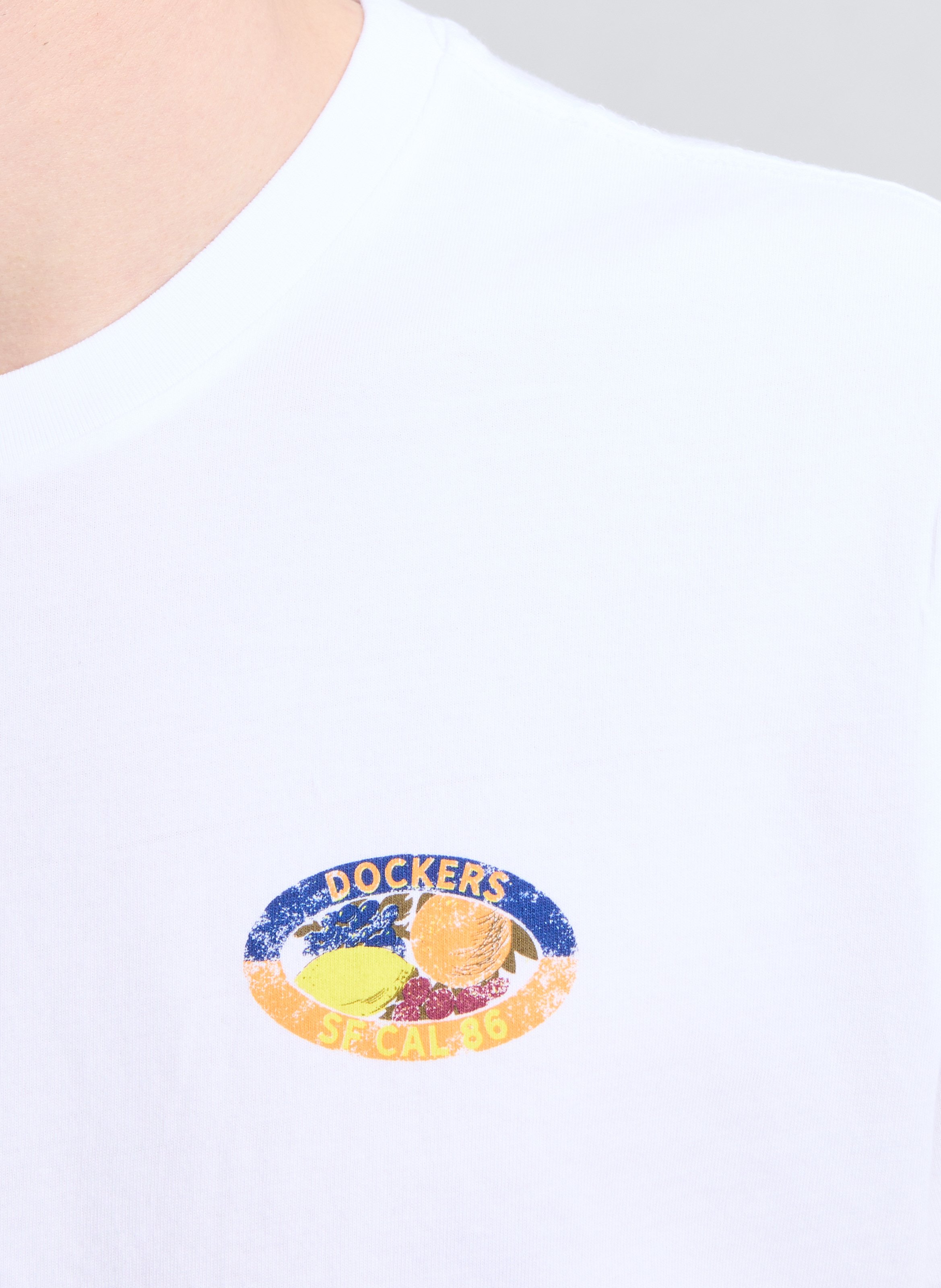 T-shirt en coton DOCKERS Blanc