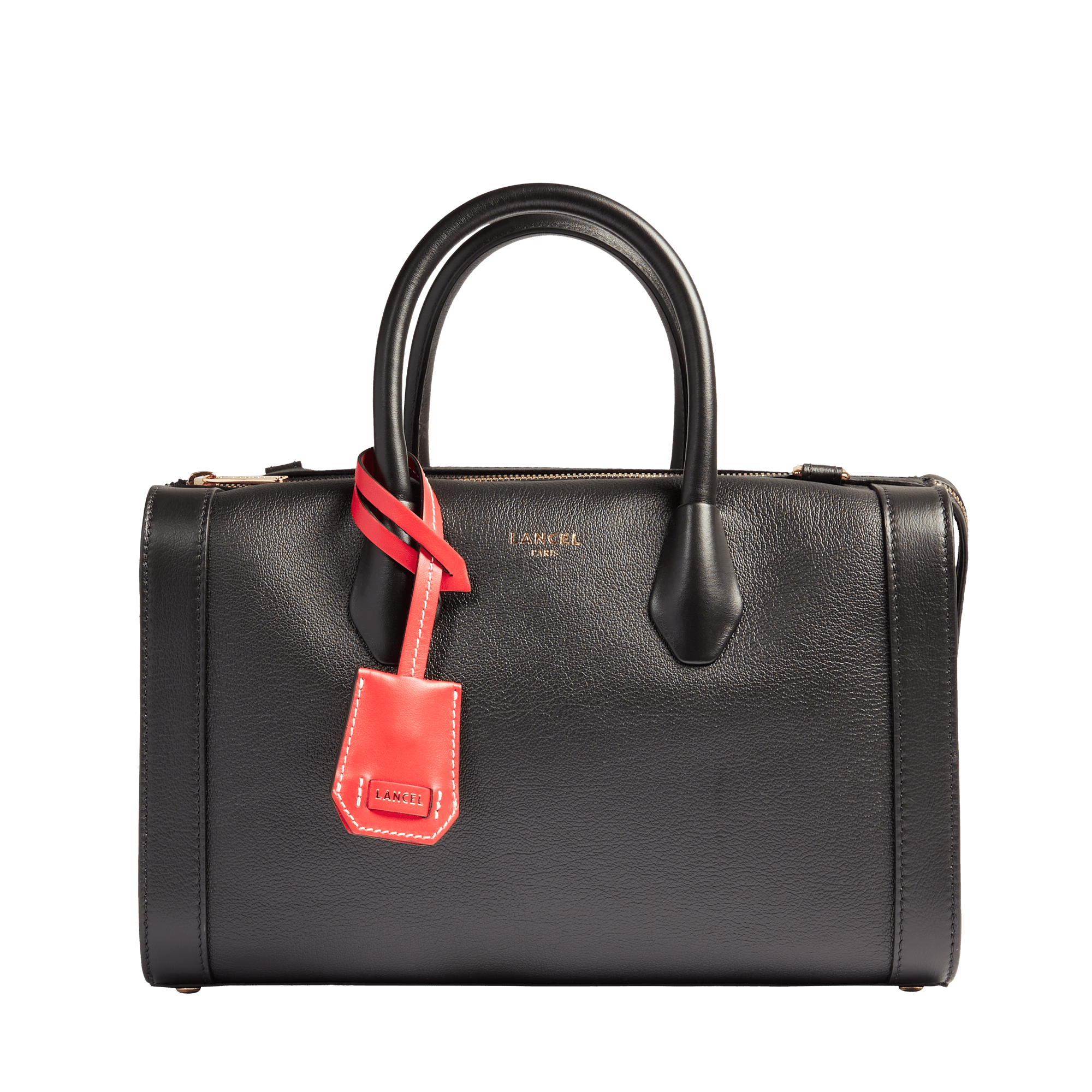 Sac bowling m bcbg de lancel en cuir LANCEL Noir