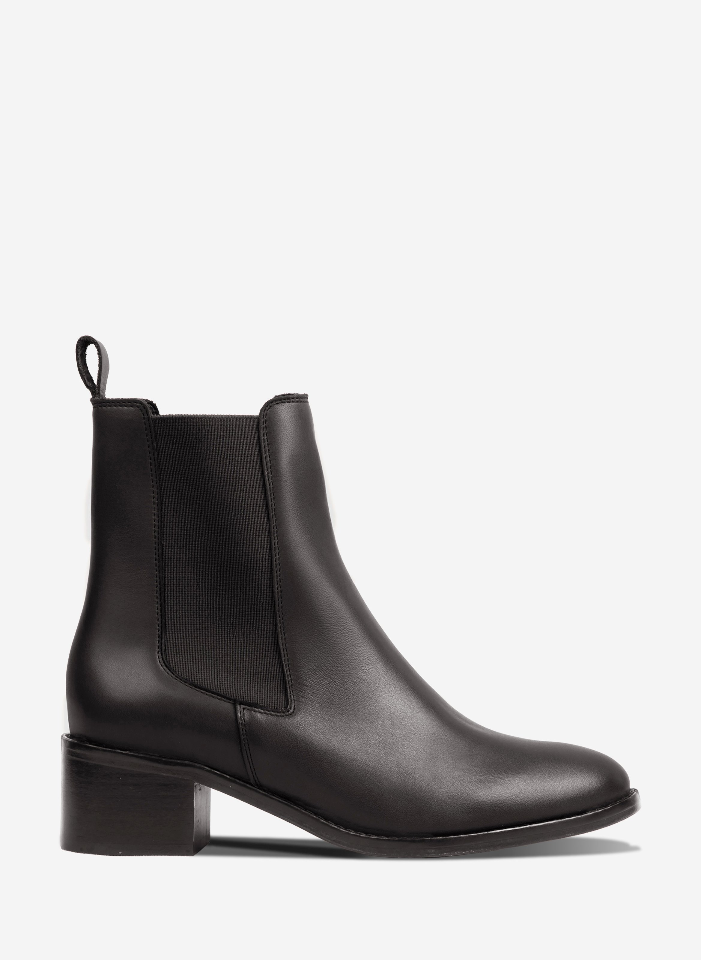 Bottines chelsea juliette cuir JULES & JENN Noir
