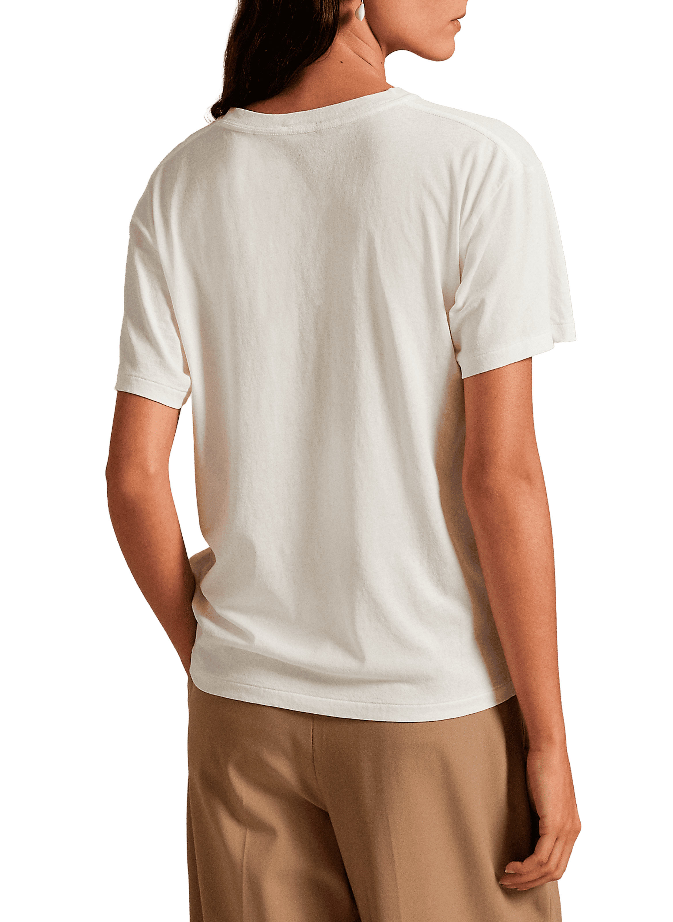 Cotton Logo T-shirt POLO RALPH LAUREN White