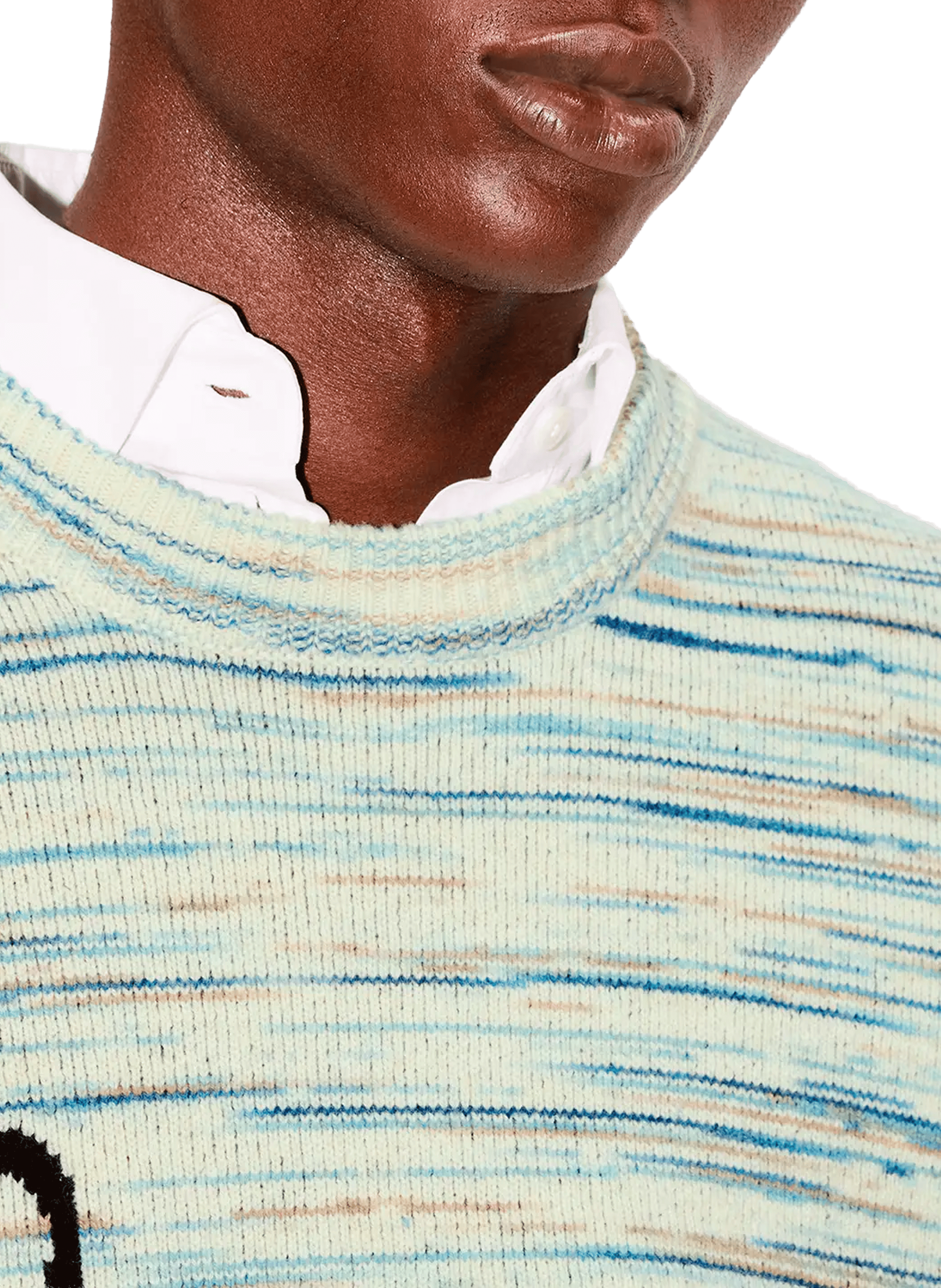 Reversible sweater with pattern KENZO White