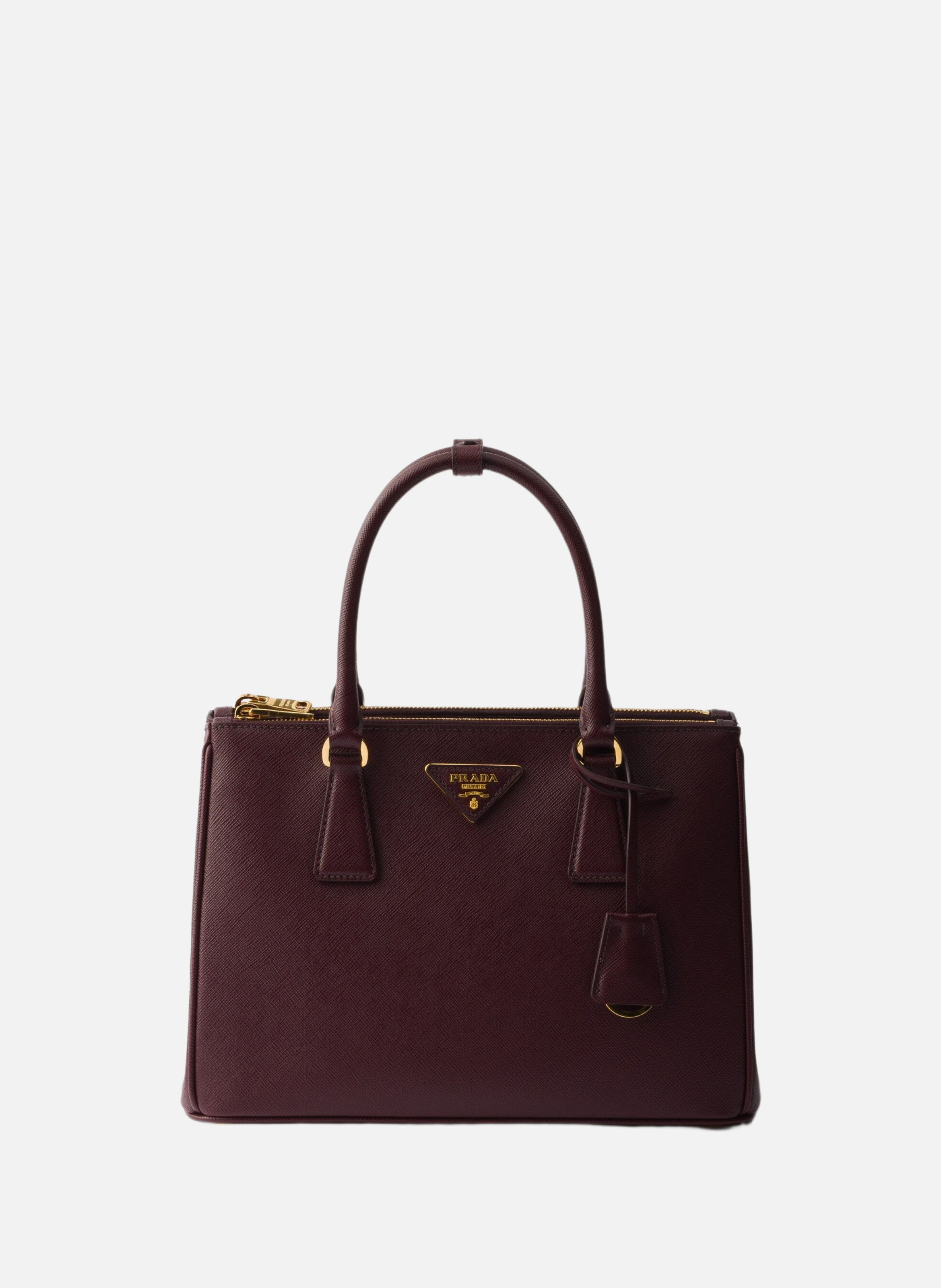 Sac prada galleria en cuir saffiano PRADA Rouge