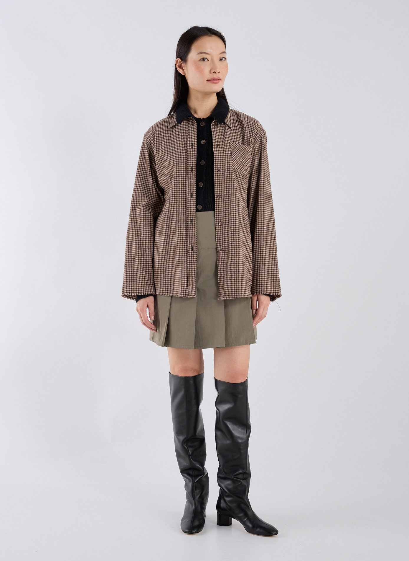 Shirt with classic plaid collar OUR LEGACY Multicolour