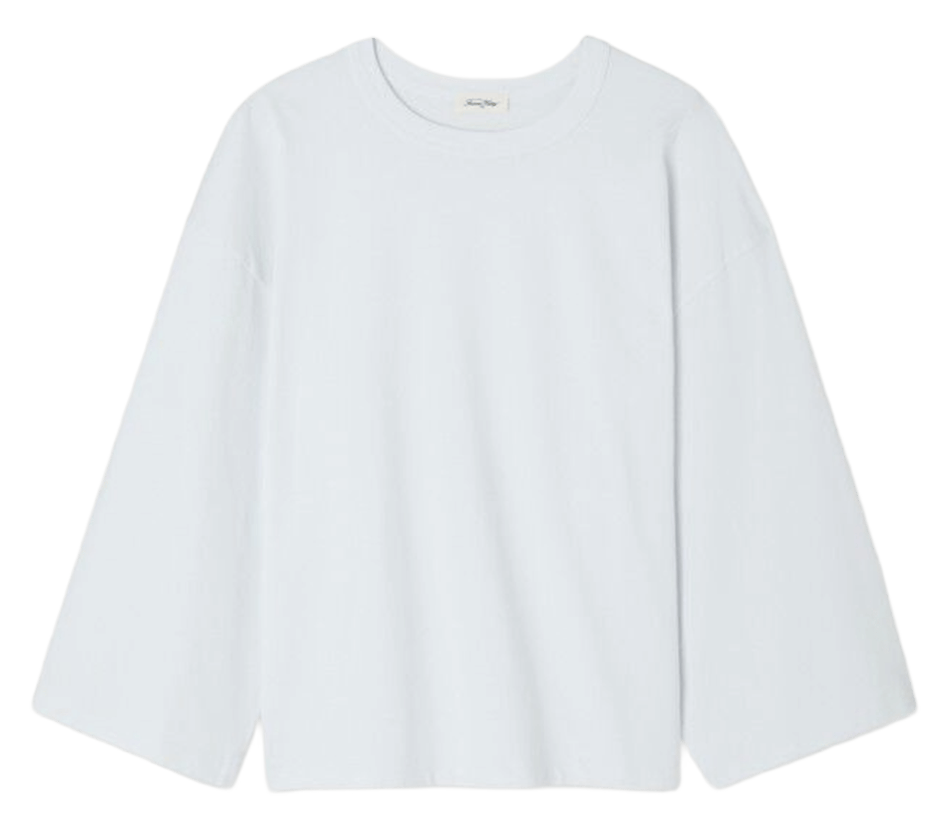 Tee-shirt ample manches longues Fizvalley AMERICAN VINTAGE Blanc