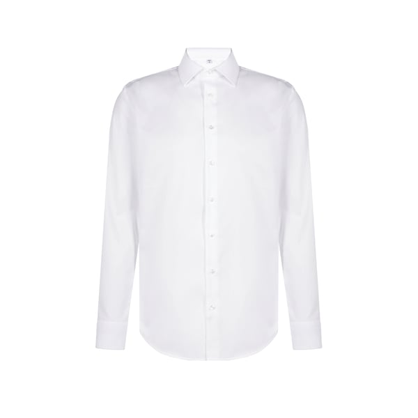 Chemise slim Kent en sergé de coton Chemise slim Kent en sergé de coton