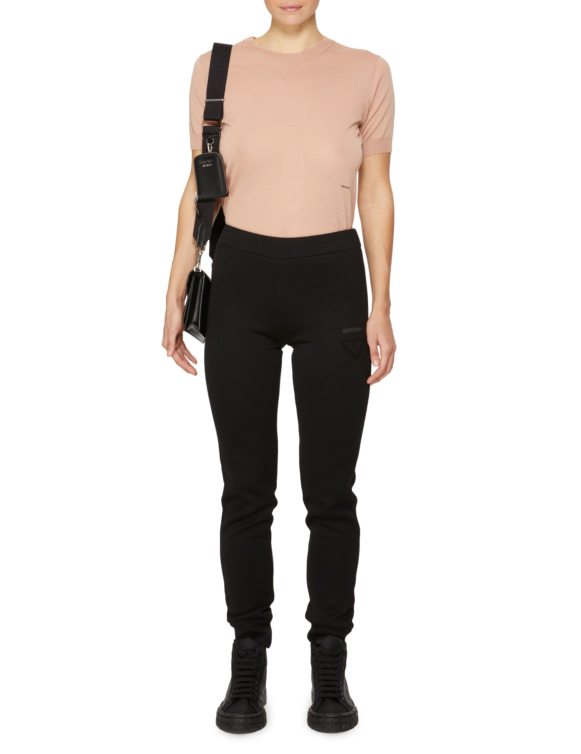 PRADA Girocollo wool Knit Pink