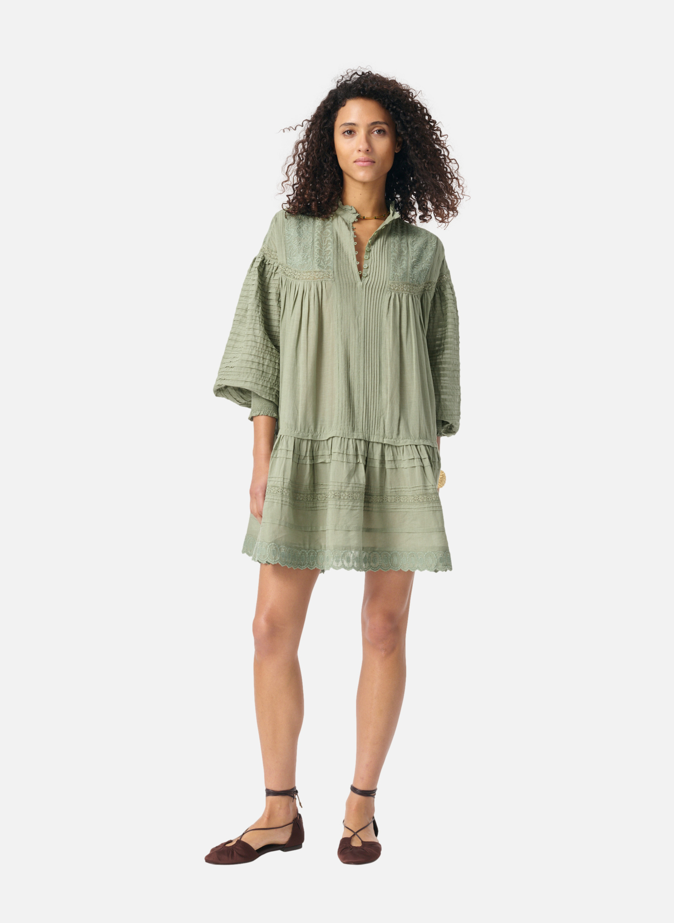 Robe Diane VANESSA BRUNO Vert