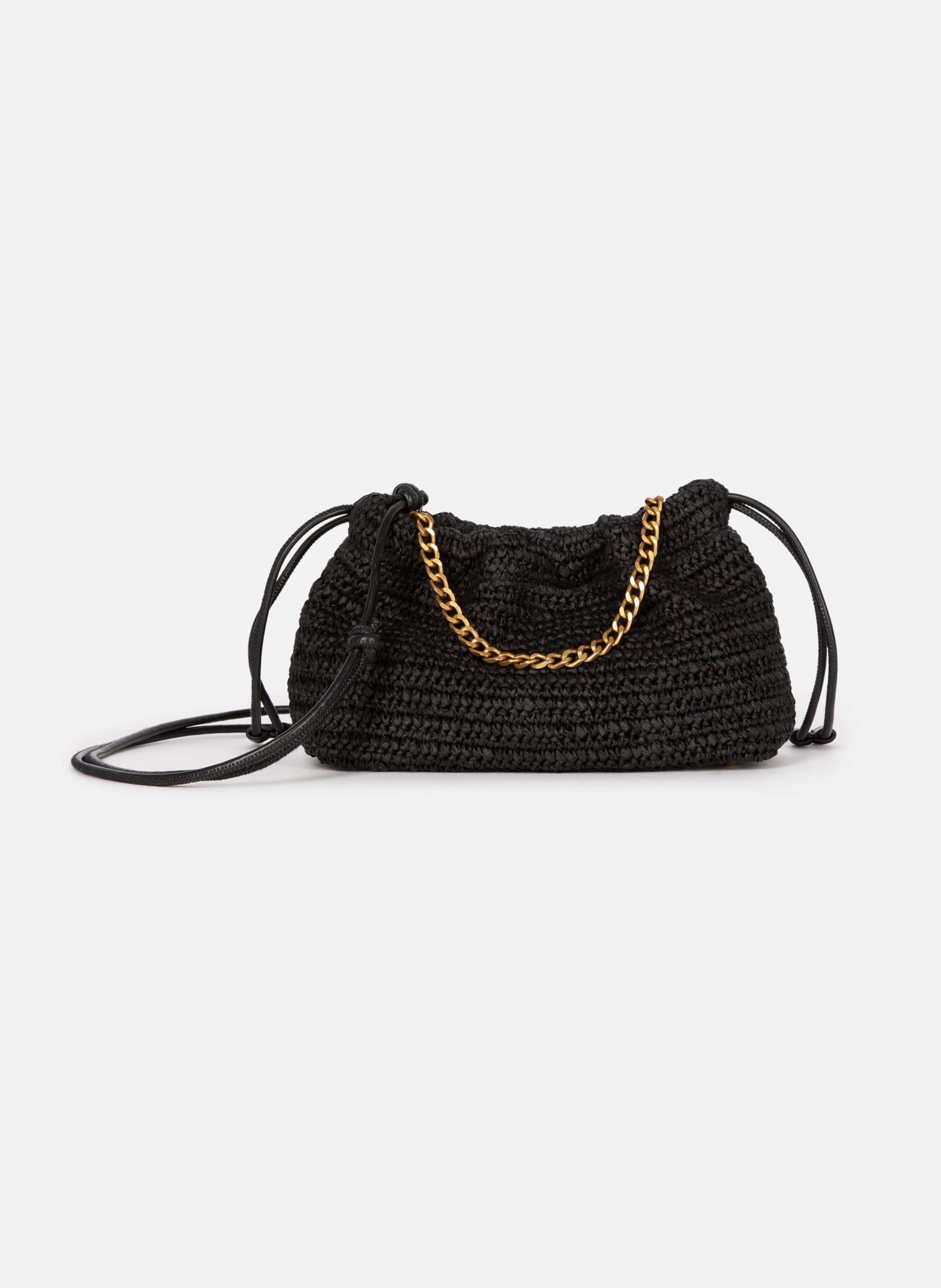 Sac taylor en raphia THE KOOPLES Noir