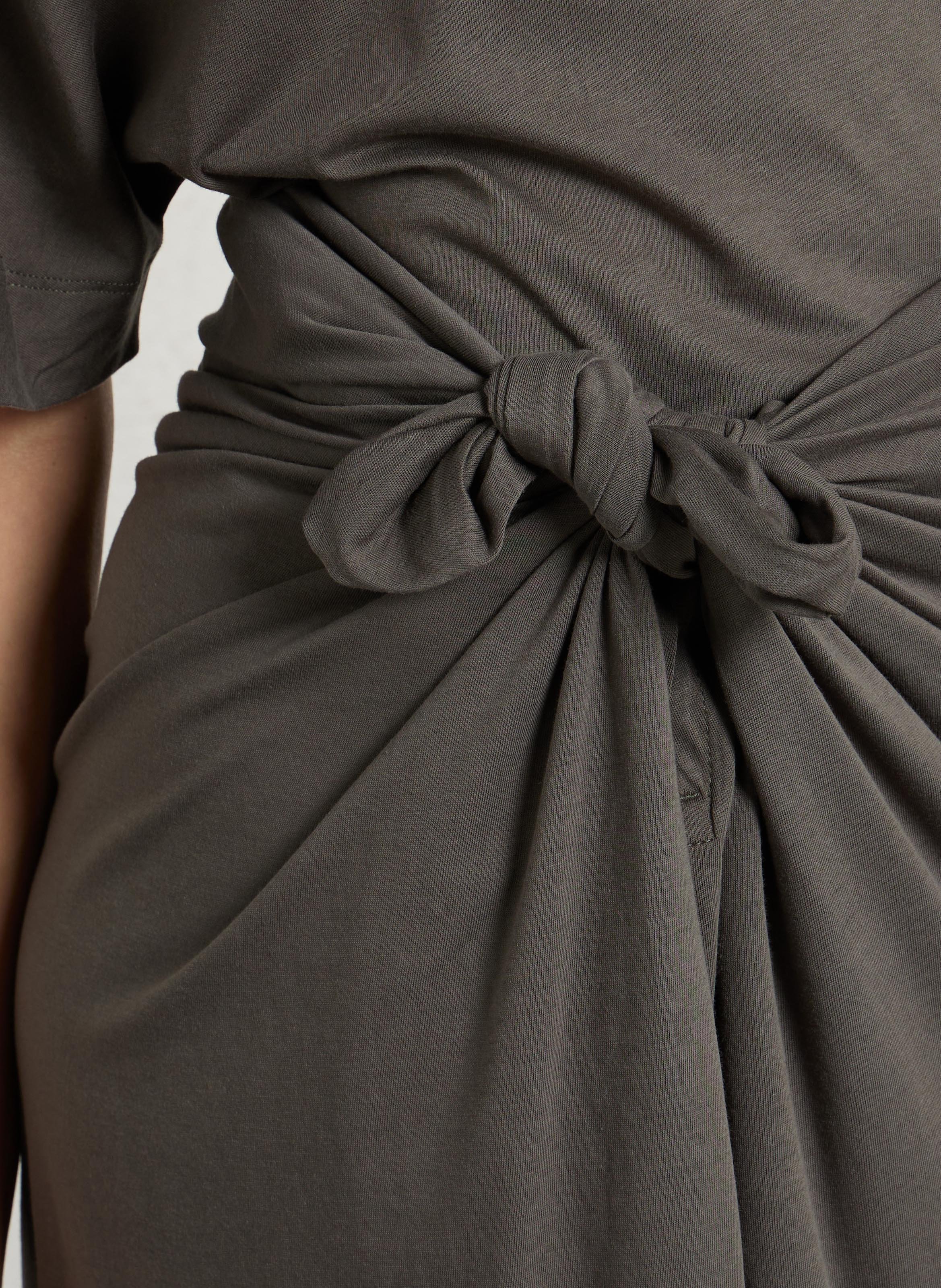 Jupe longue en coton bio Goa SOEUR Bleu